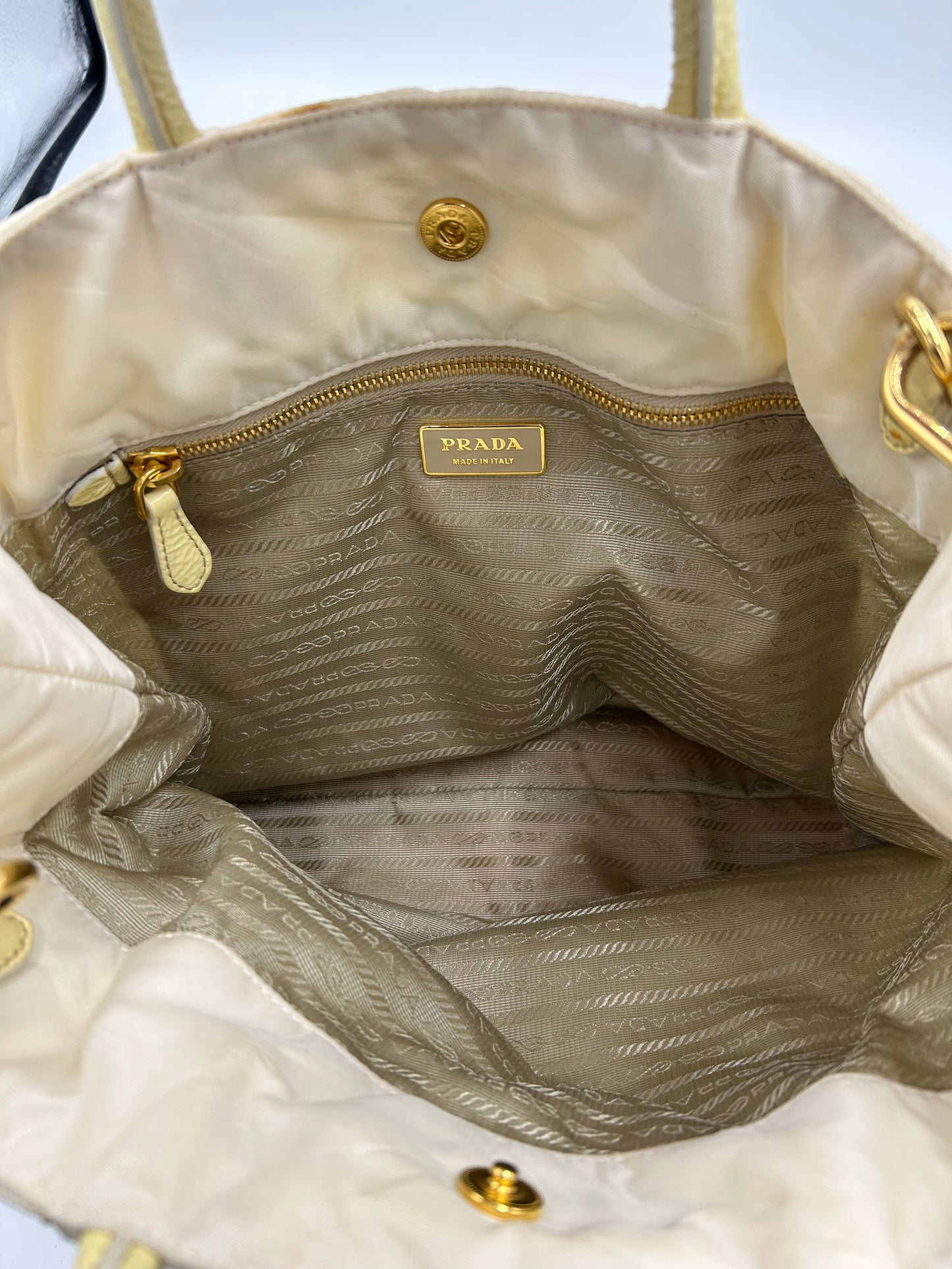 Prada Quilted Puffer Handbag