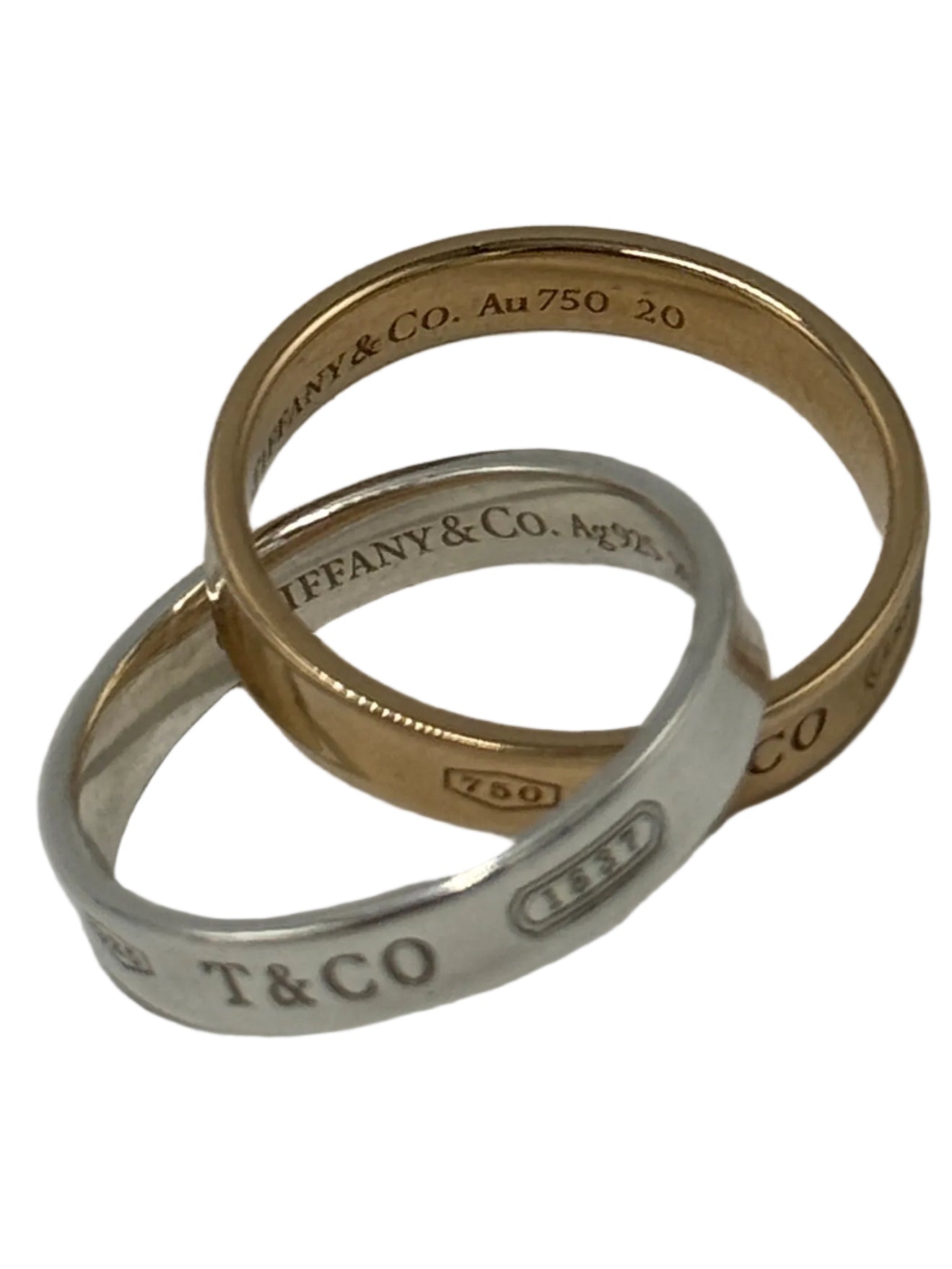 Tiffany & Company 18K Interlocking Circles  Luxury Ring, Size: 5.5