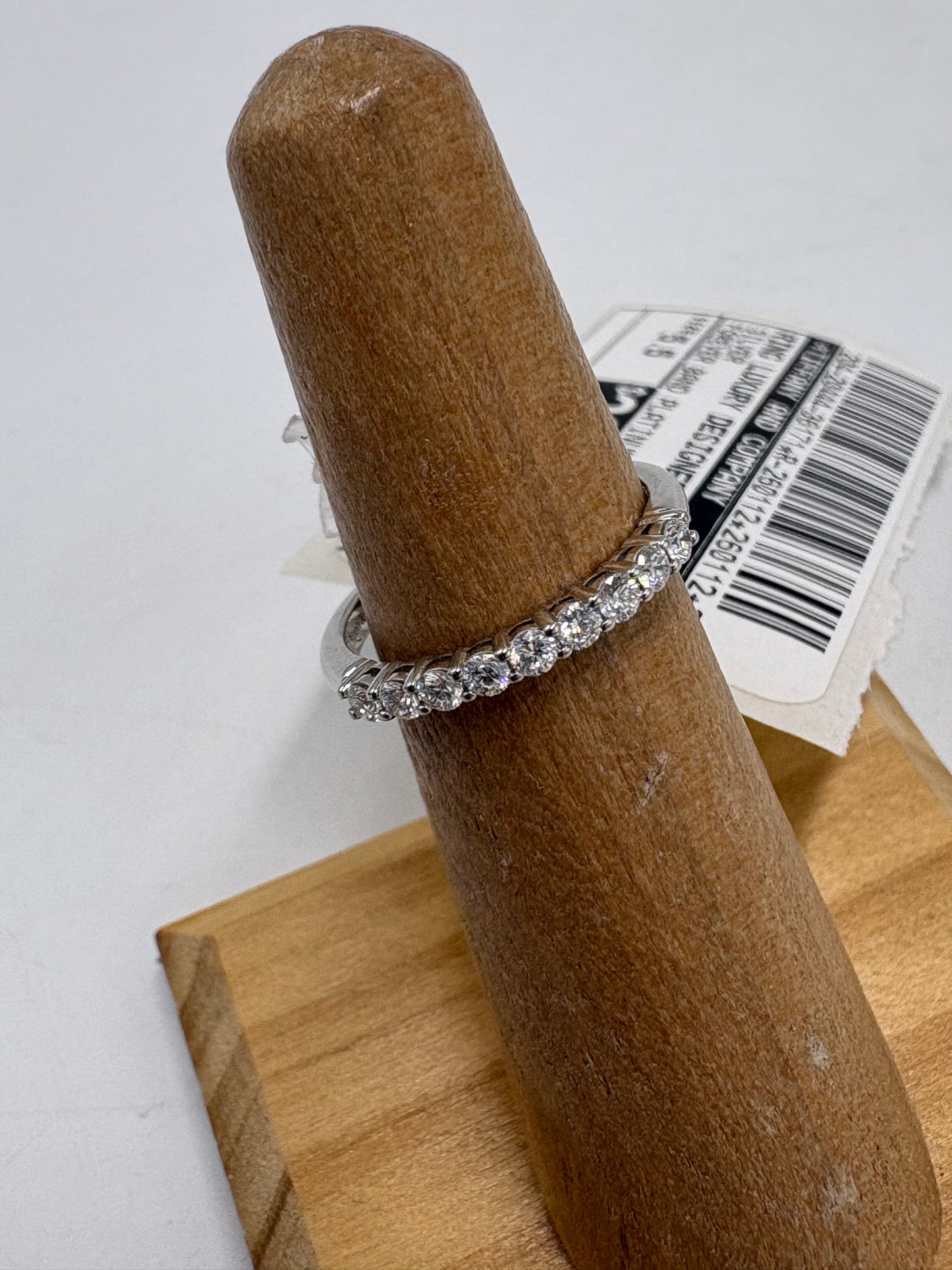 Tiffany & Company Forever Diamond Luxury Ring in Platinum, Size: 5.5