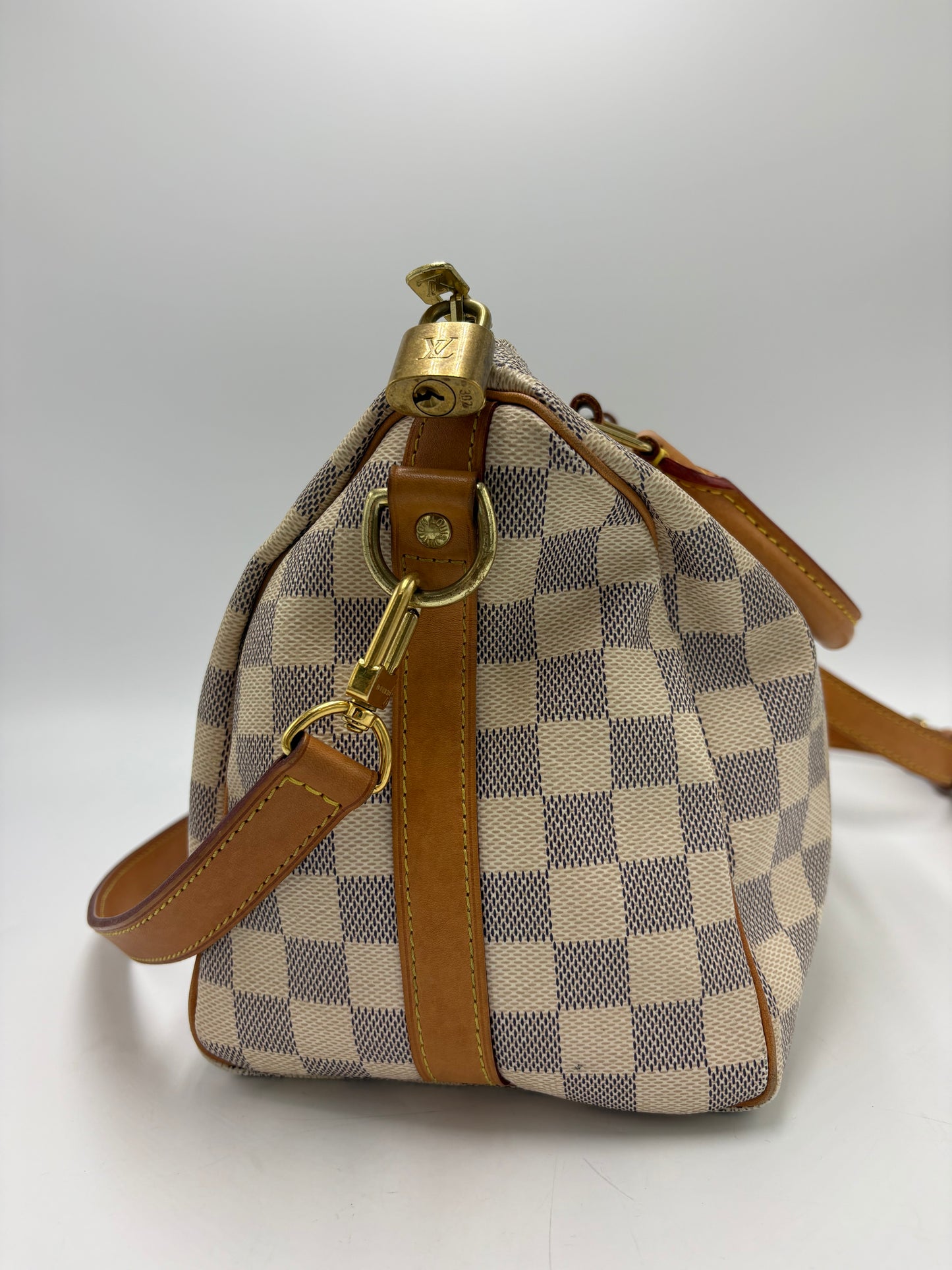 Louis Vuitton Speedy 25 Azur Luxury Handbag