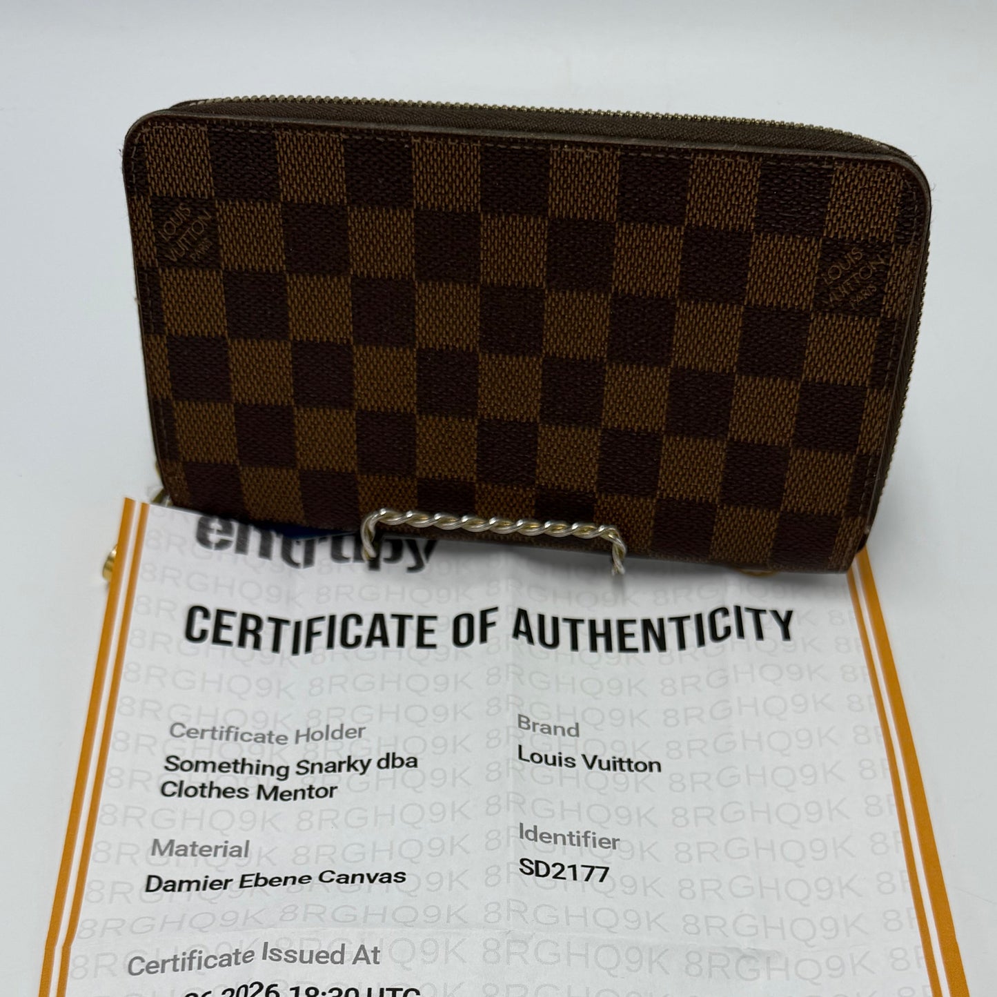 Louis Vuitton Zippy Luxury Wallet In Daimer Ebene