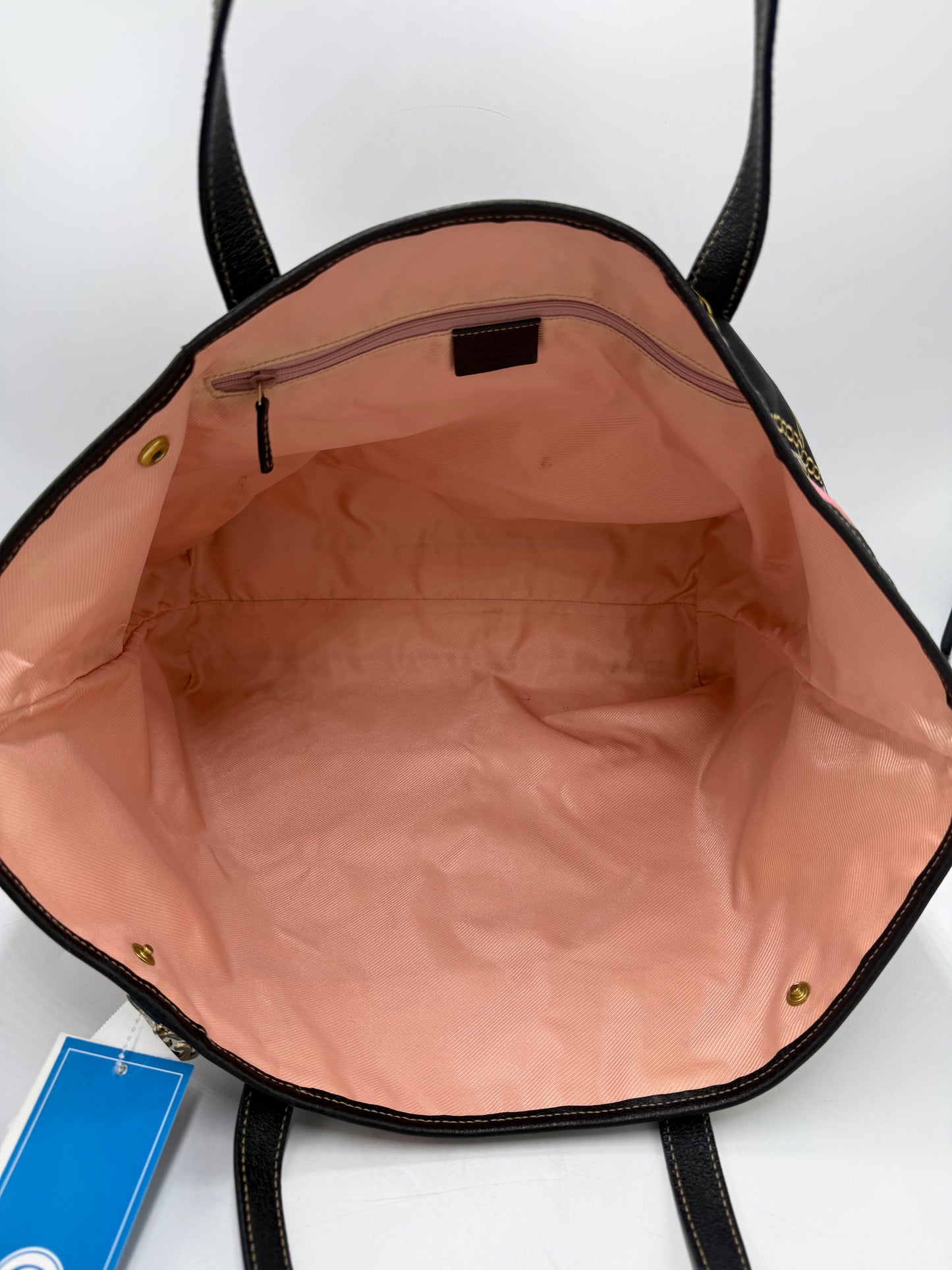 Gucci Satin Charmy Luxury Designer Tote / Handbag