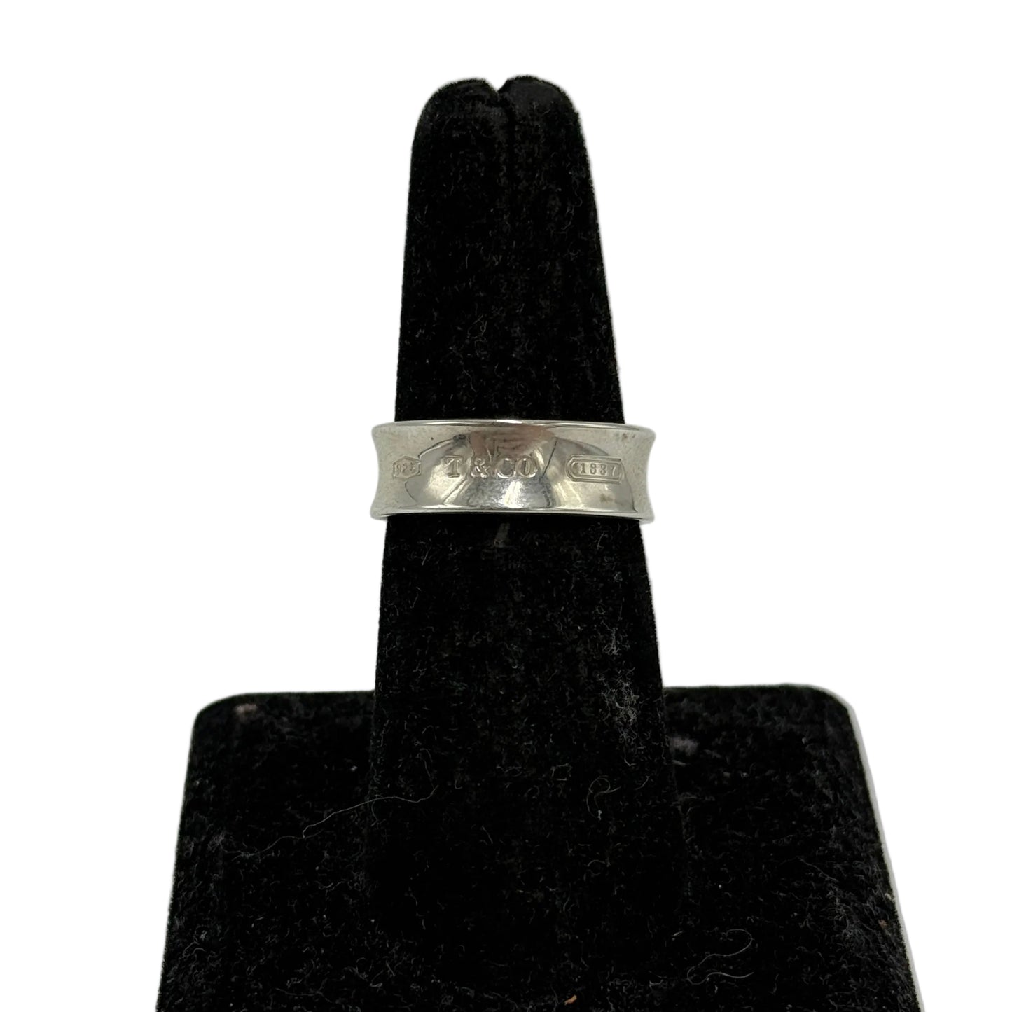 Tiffany & Company 1837 Luxury Ring in 925 Silver, Size: 8