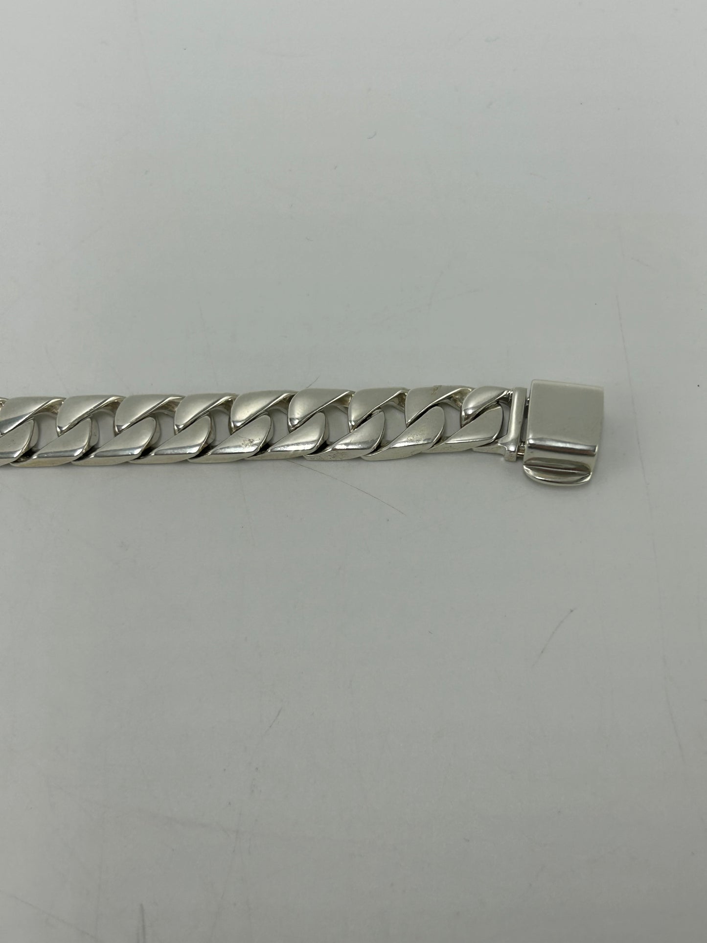 Tiffany & Company 925 Silver Curb Link Luxury Bracelet