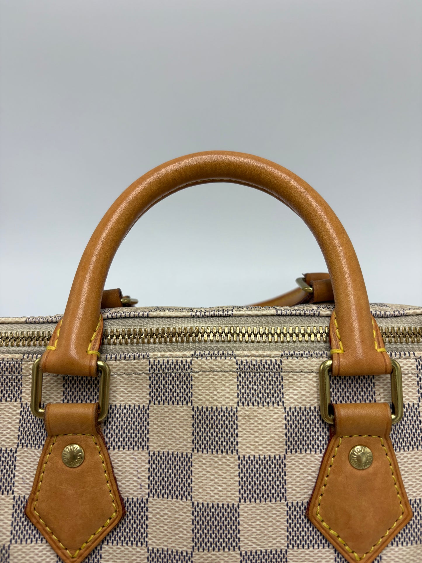 Louis Vuitton Speedy 25 Azur Luxury Handbag