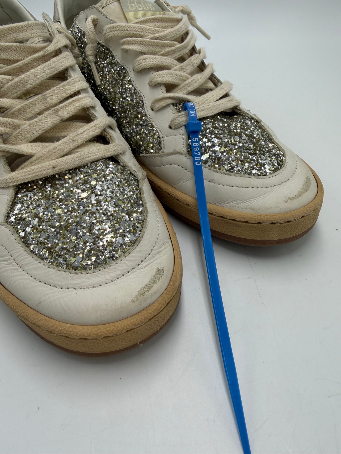Golden Goose Ball Star Sneaker Luxury Shoes, Size: 10
