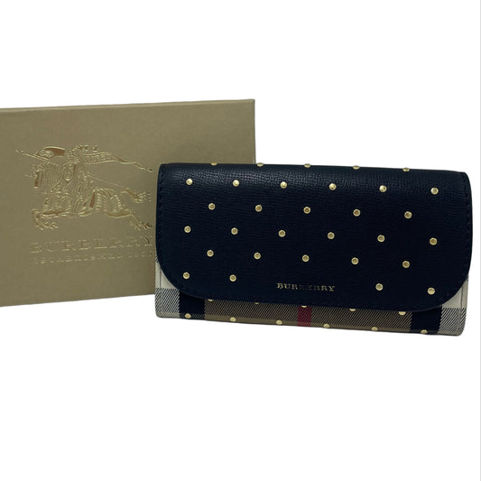 Burberry Derby Round Studs Luxury Wallet