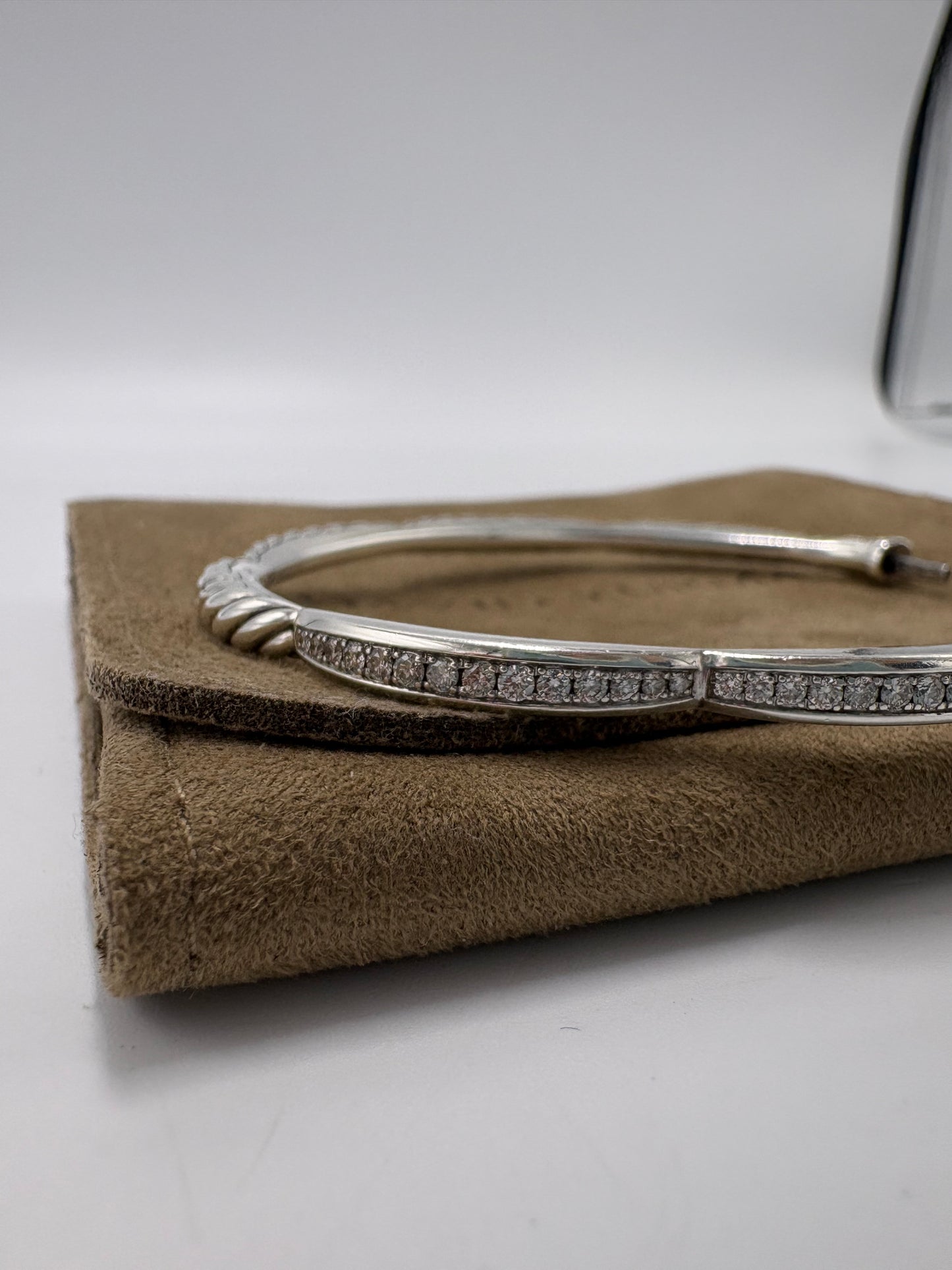 David Yurman Tides 3 Station Diamond Luxury Bracelet