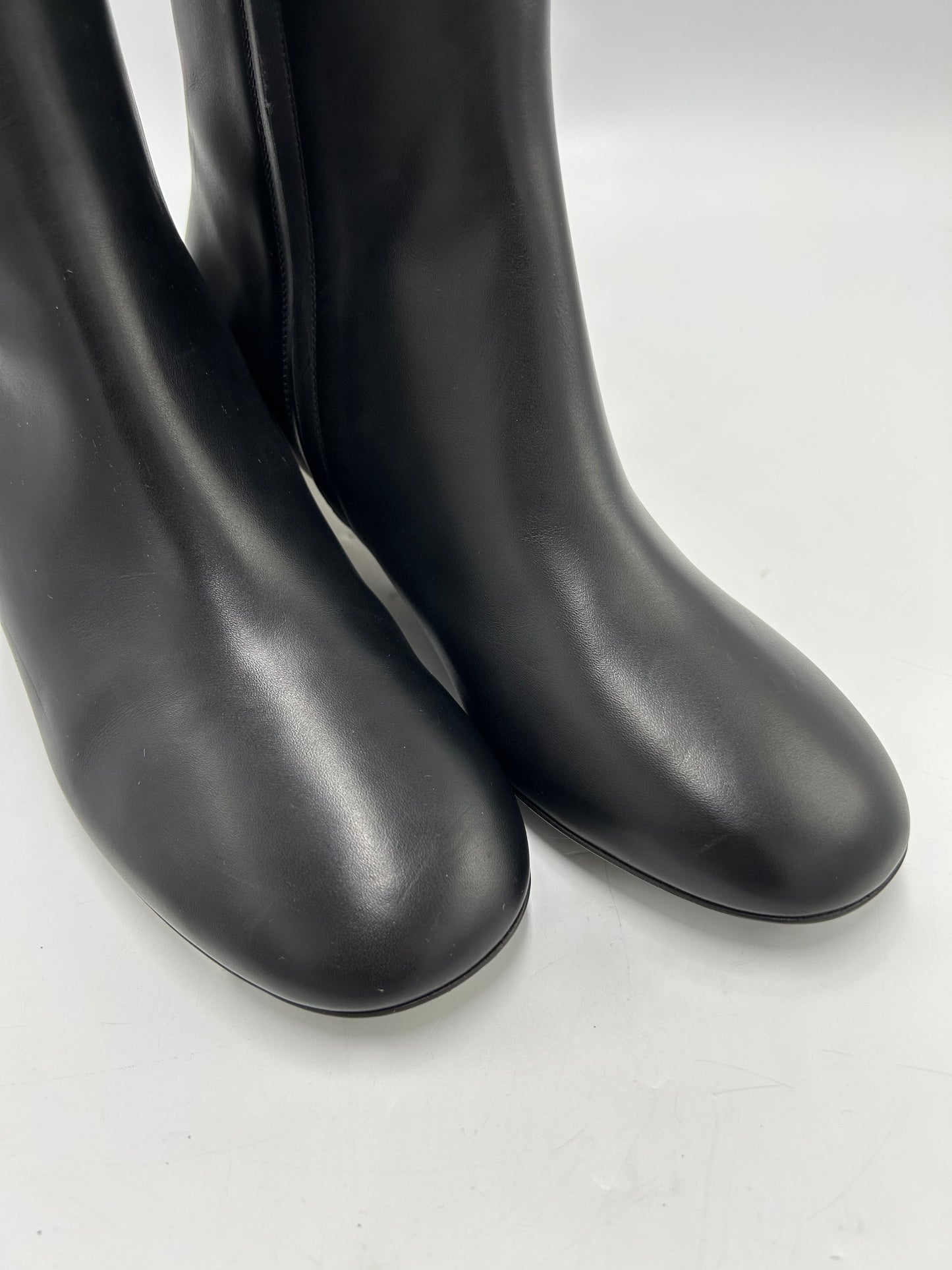 Gucci Arielle x Swarovski Leather Luxury Boots, Size: 7 (37)