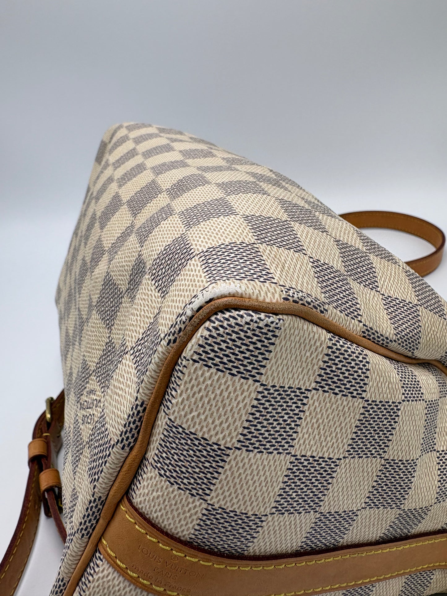 Louis Vuitton Speedy 25 Azur Luxury Handbag