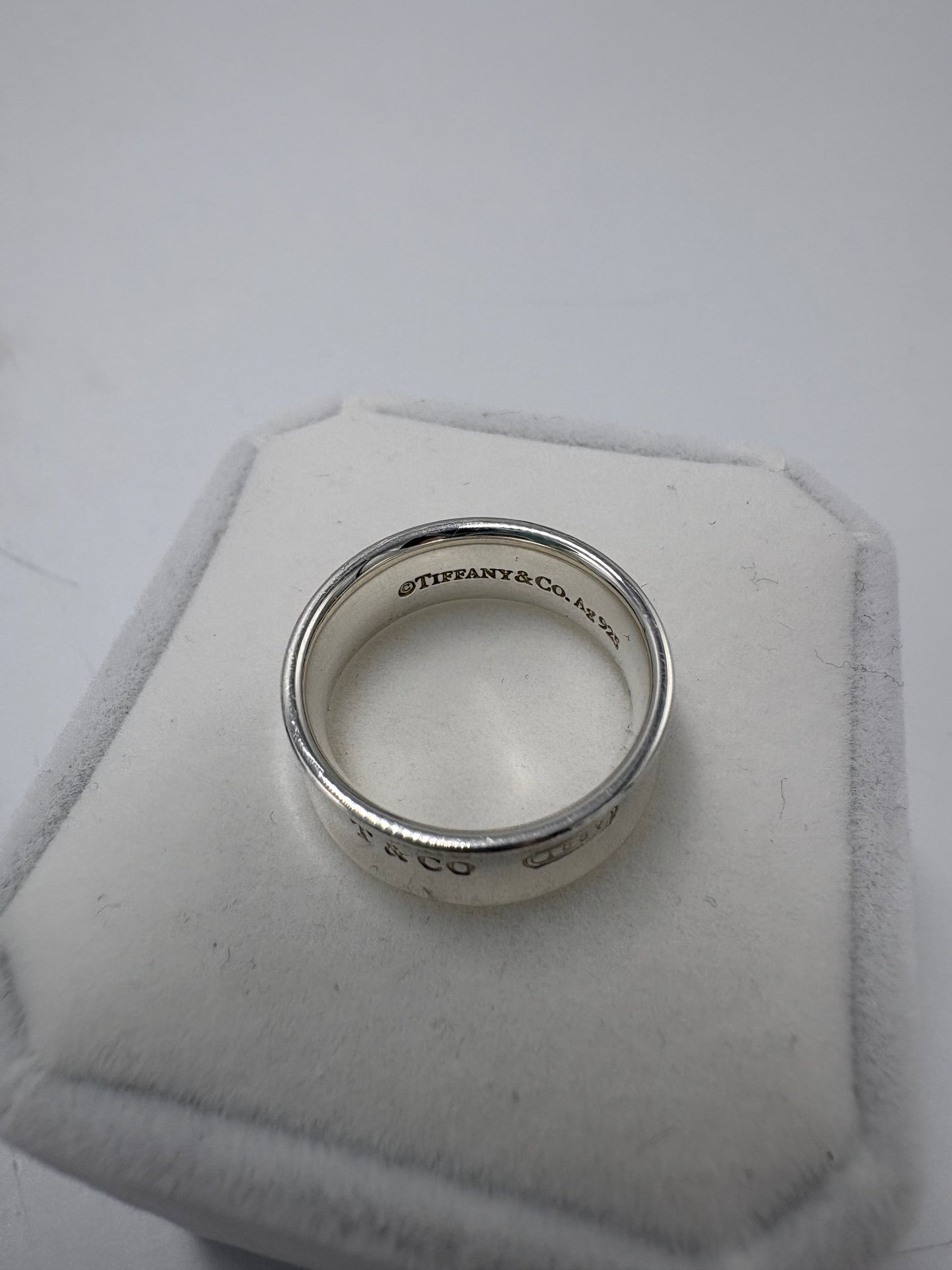 Tiffany & Company 1837 T & Co. 925 Luxury Ring, Size: 6