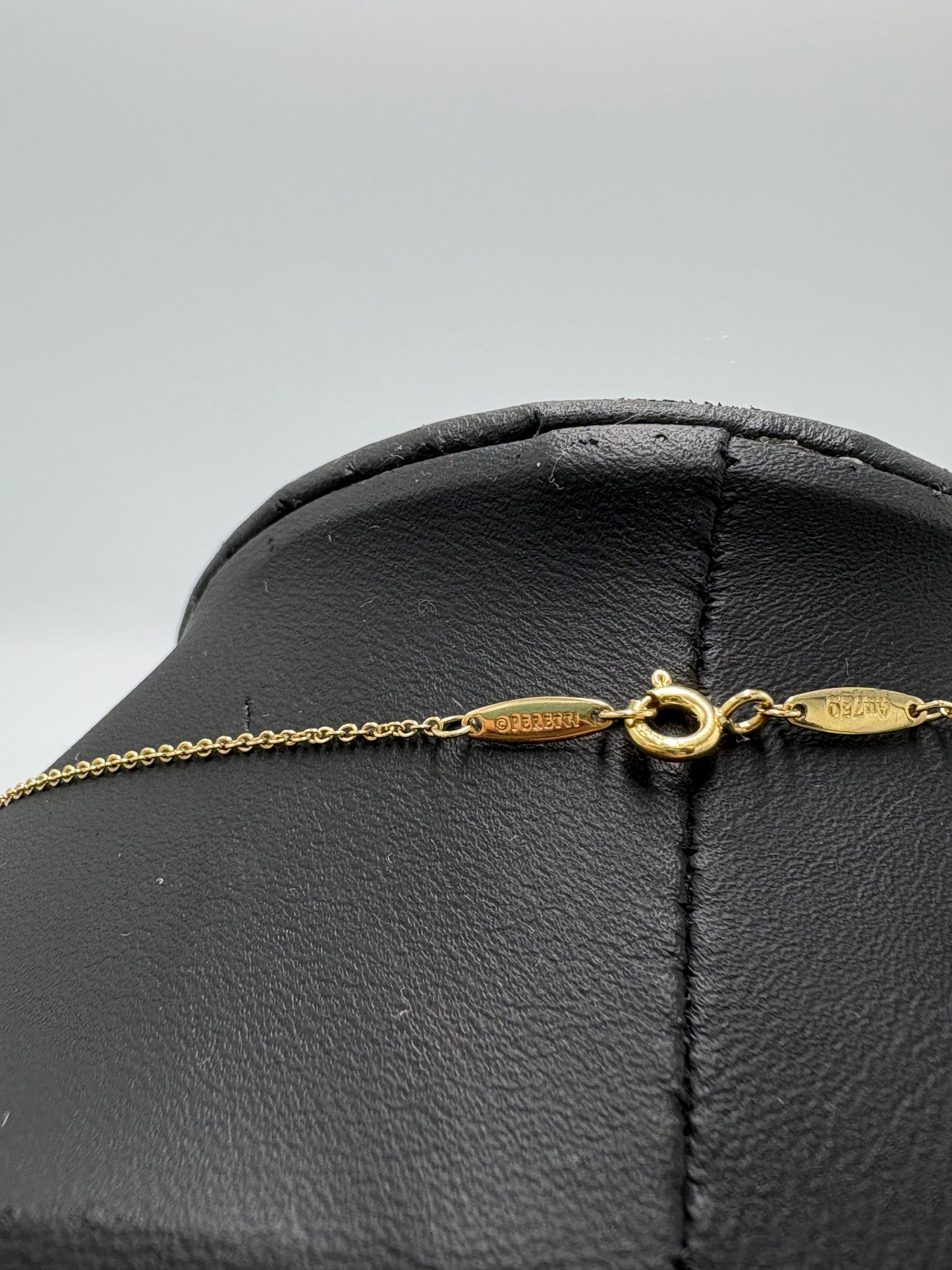 Tiffany & Company 18k Gold Diamond By The Yard Luxury Necklace