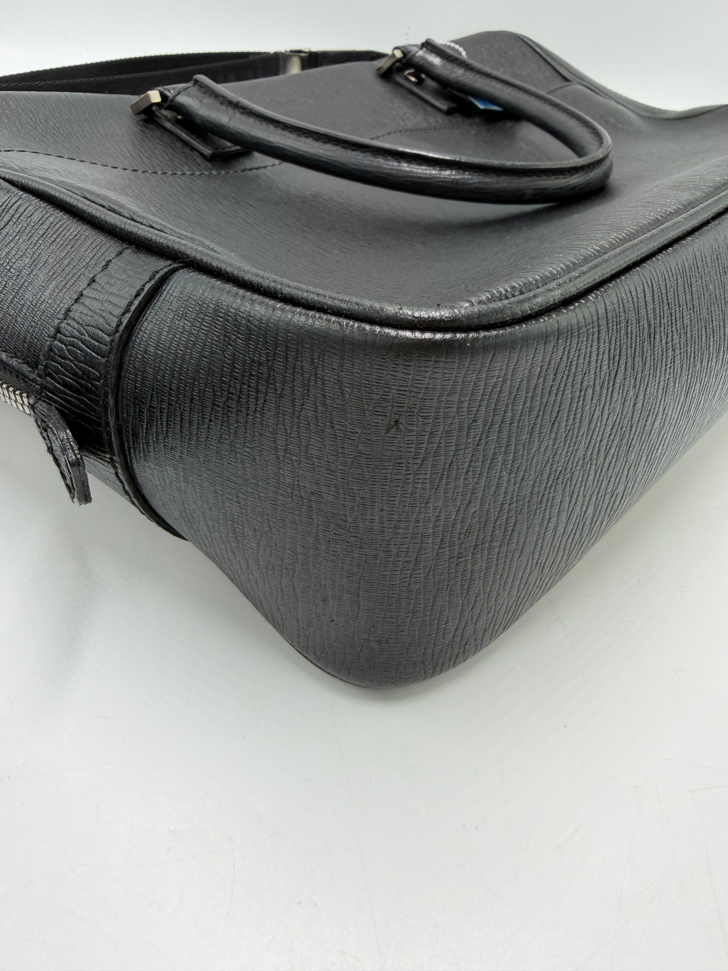Salvatore Ferragamo Sarriano Briefcase / Laptop Luxury Handbag