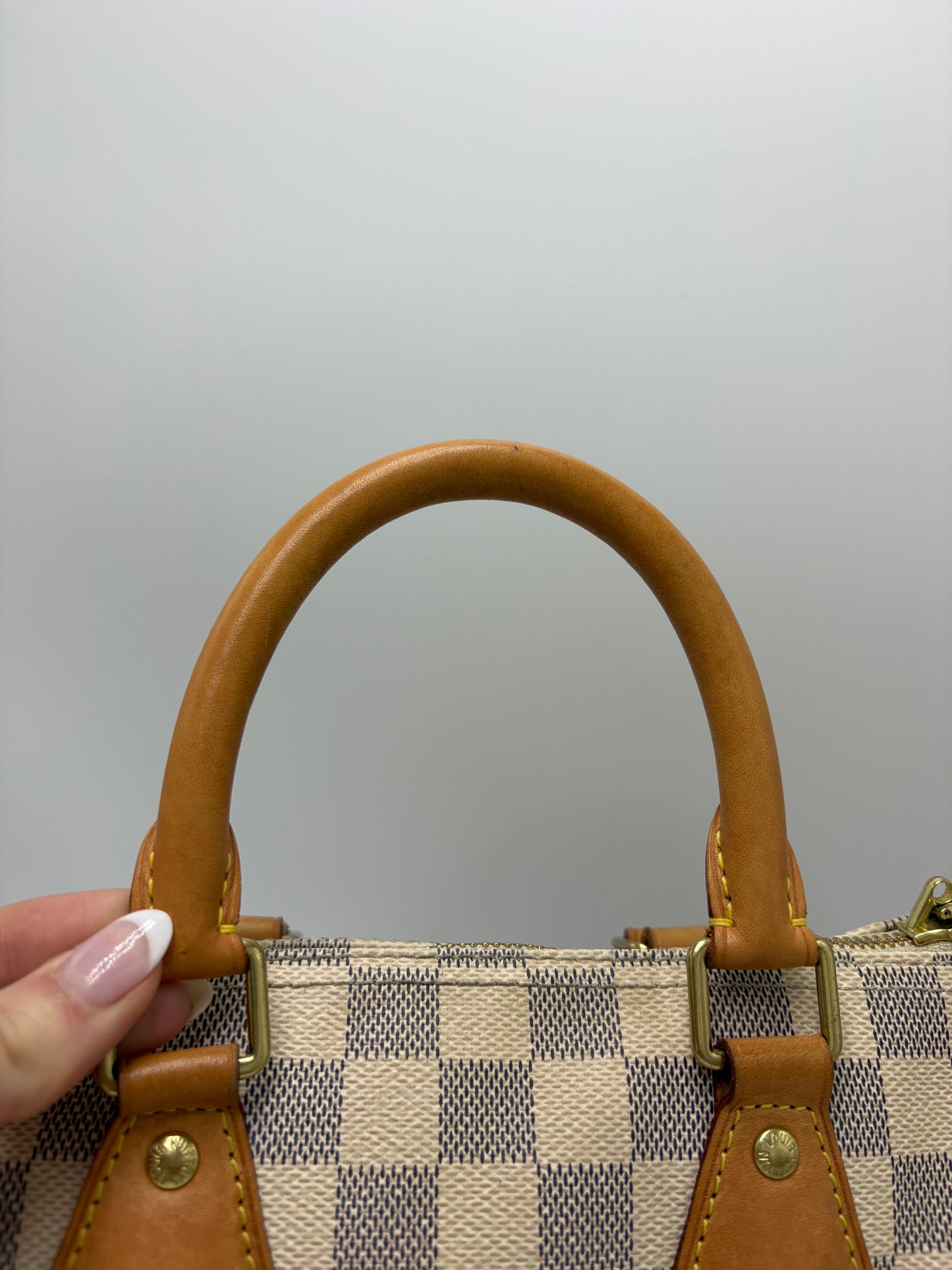 Louis Vuitton Speedy 25 Azur Luxury Handbag