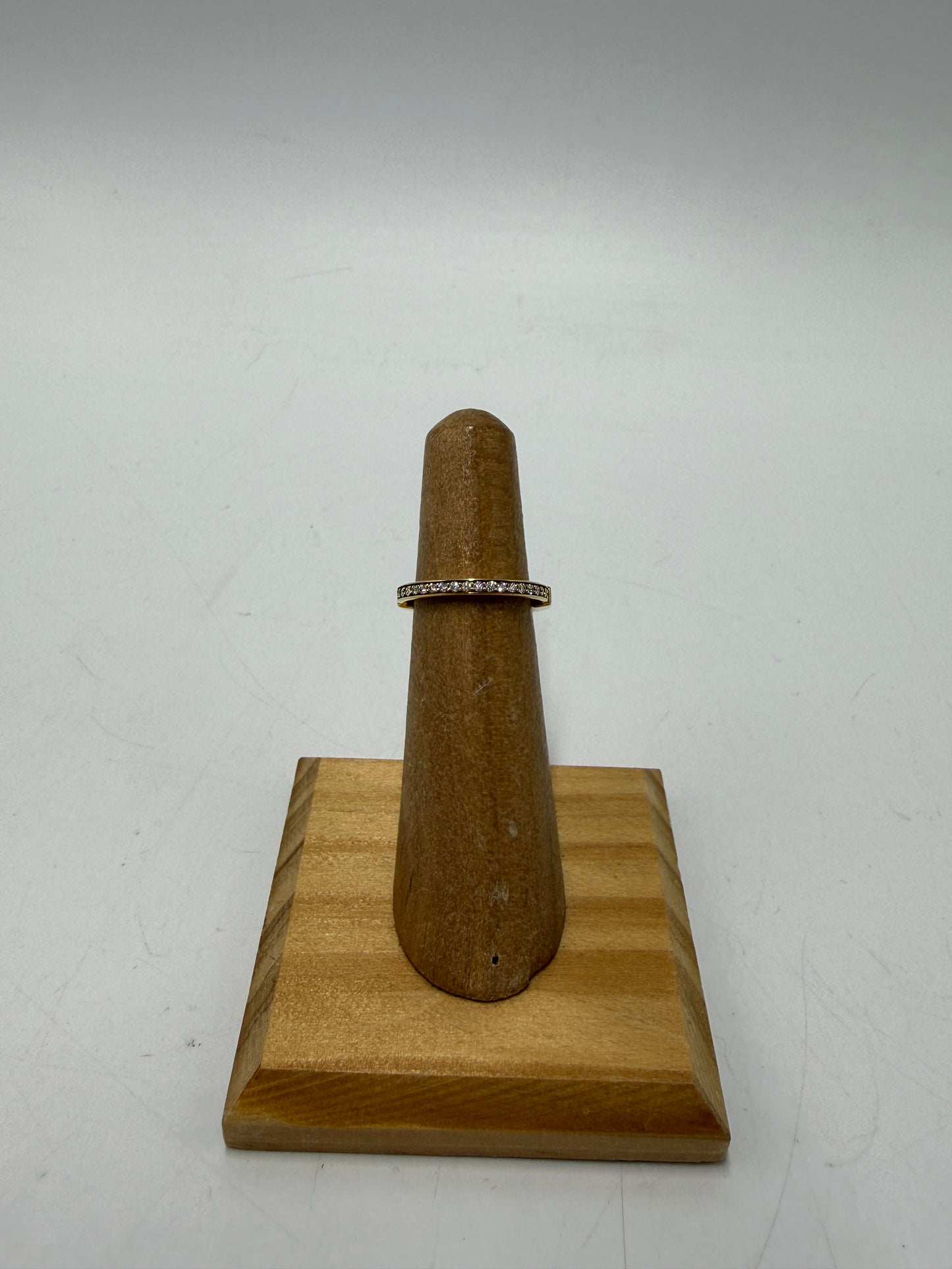 Tiffany & Company 18K & Diamond Lock Luxury Designer Ring, Size 4