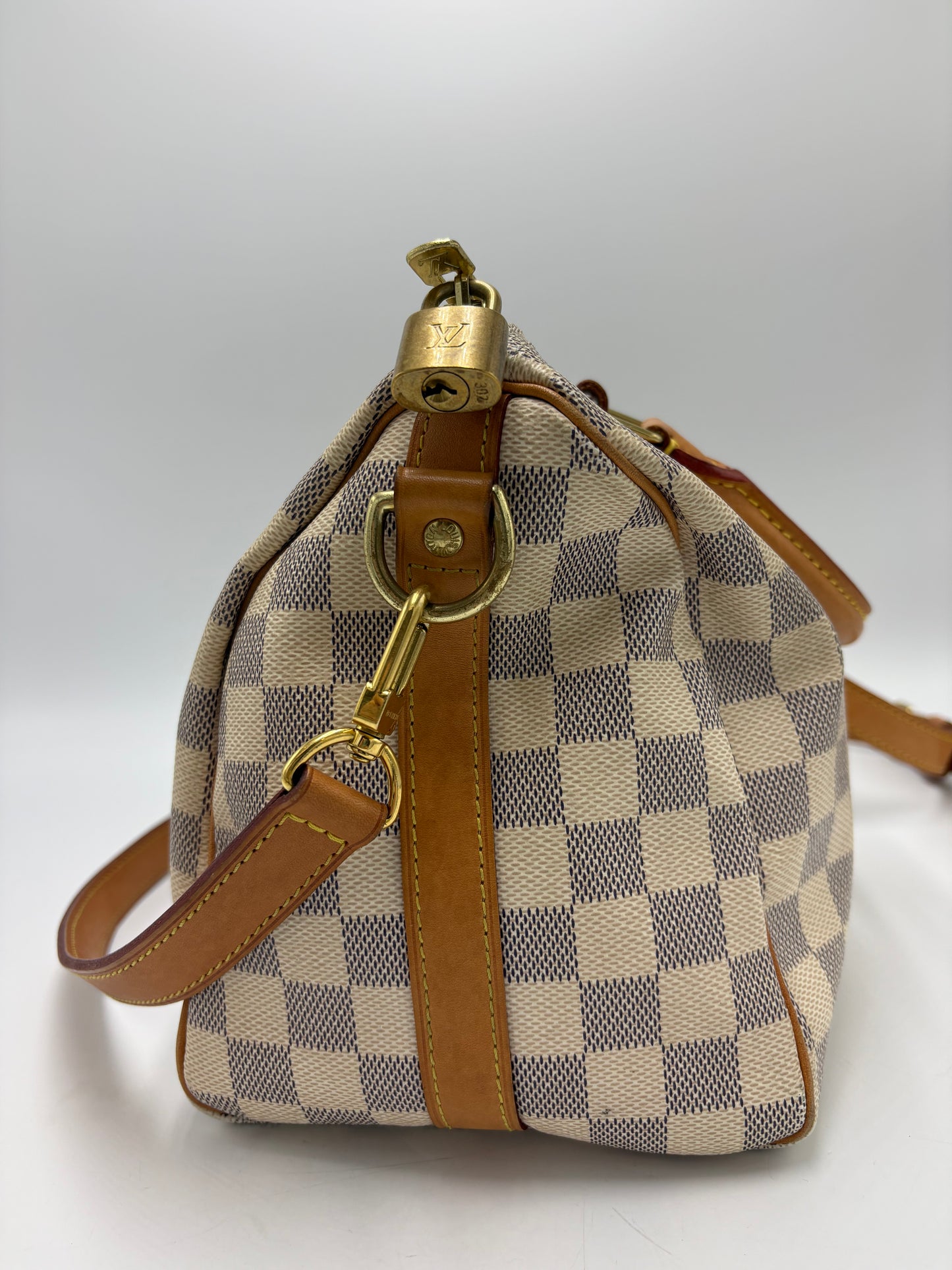 Louis Vuitton Speedy 25 Azur Luxury Handbag