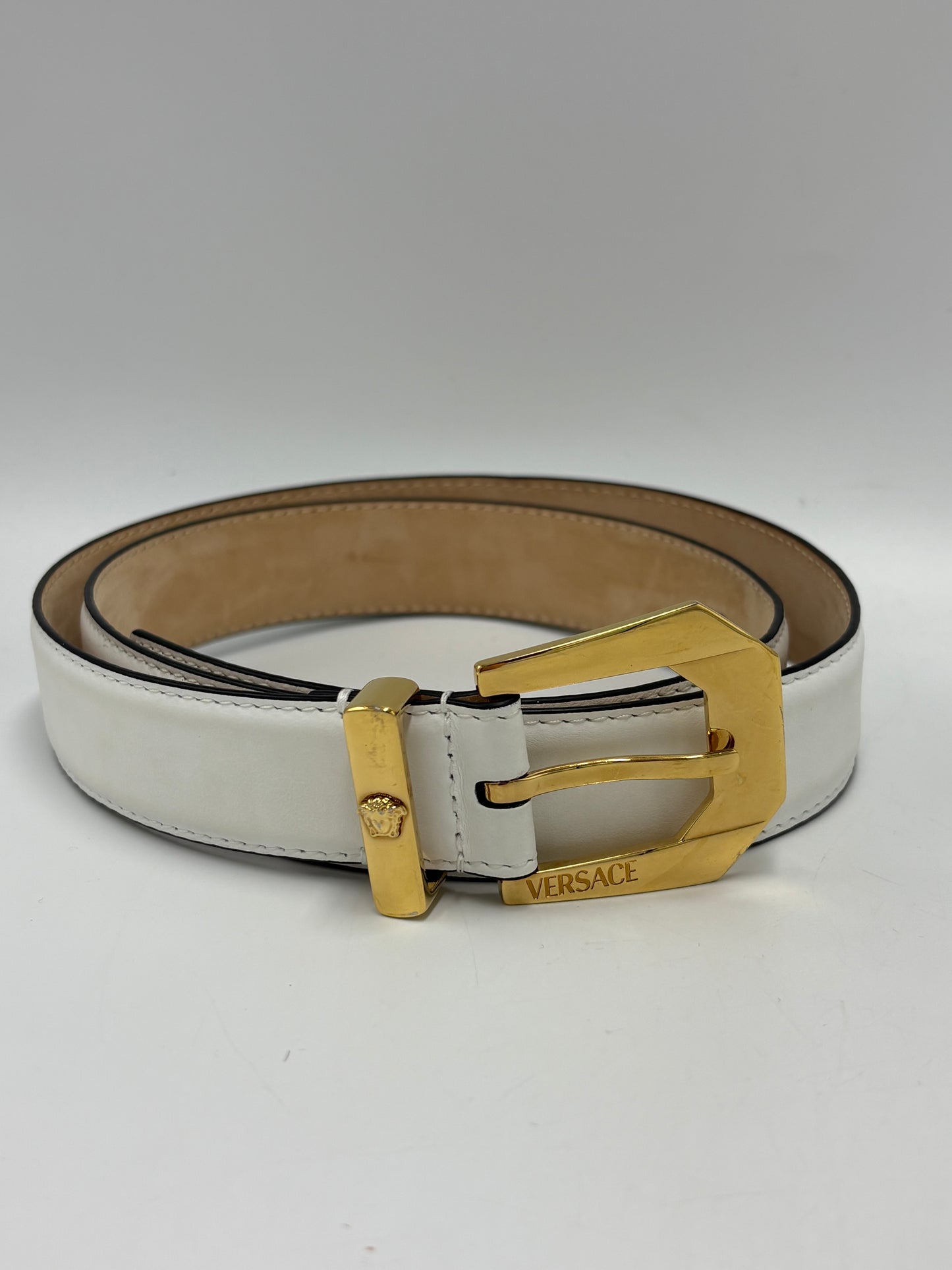Versace Medusa Luxury Belt, Size: 90/36 (US 12-14)