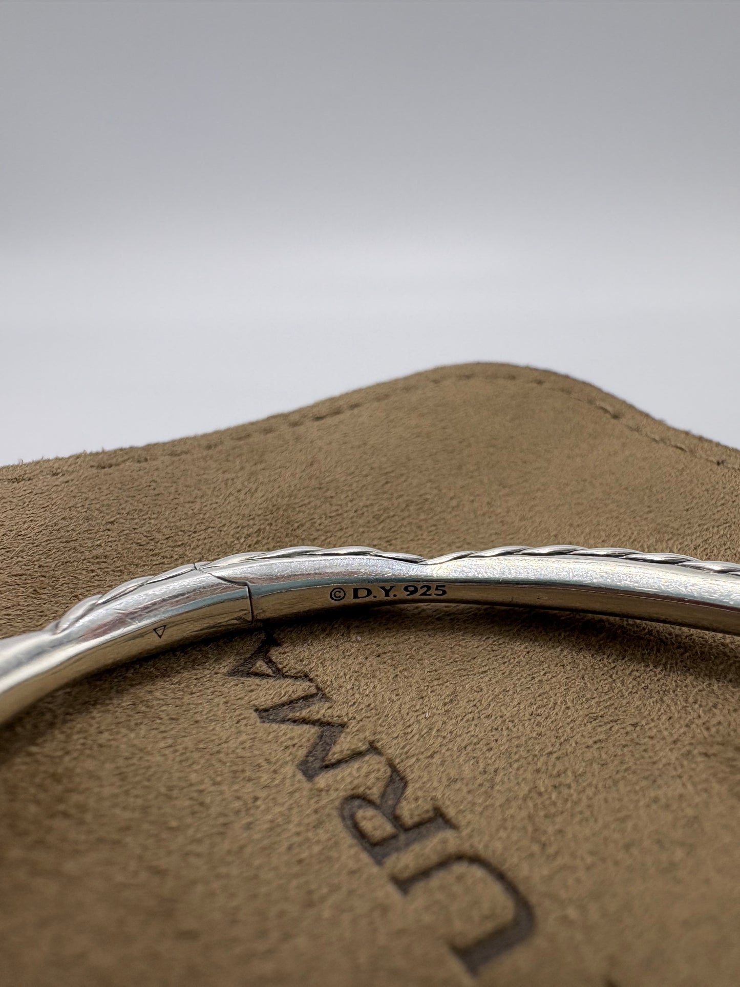 David Yurman Tides 3 Station Diamond Luxury Bracelet