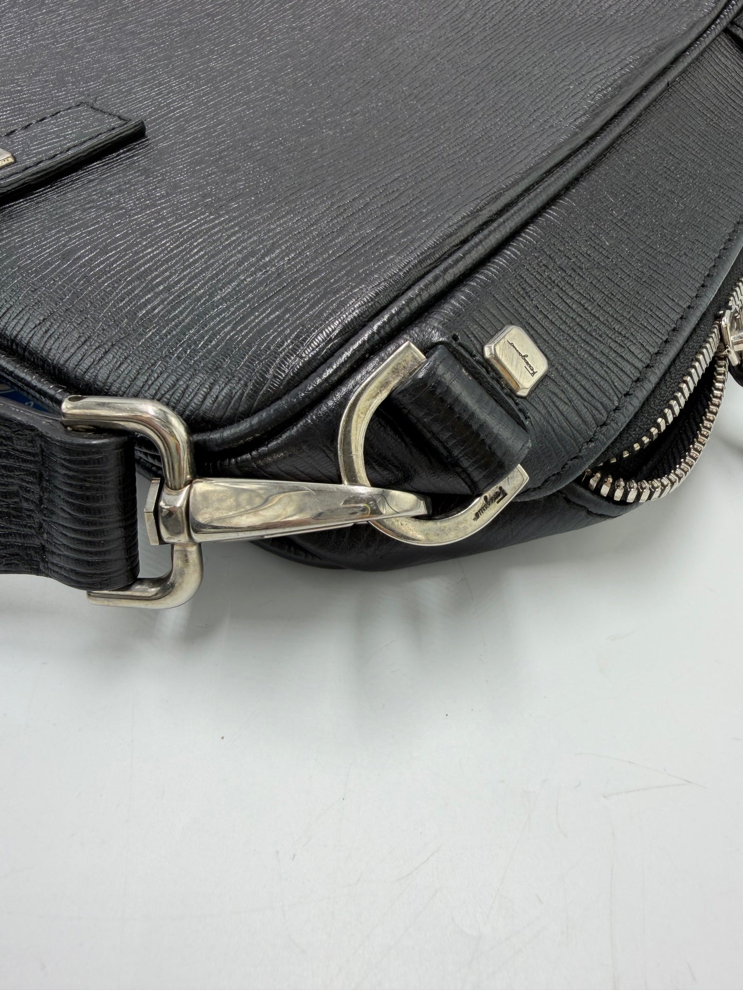 Salvatore Ferragamo Sarriano Briefcase / Laptop Luxury Handbag
