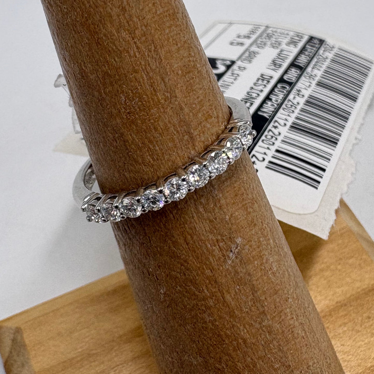 Tiffany & Company Forever Diamond Luxury Ring in Platinum, Size: 5.5