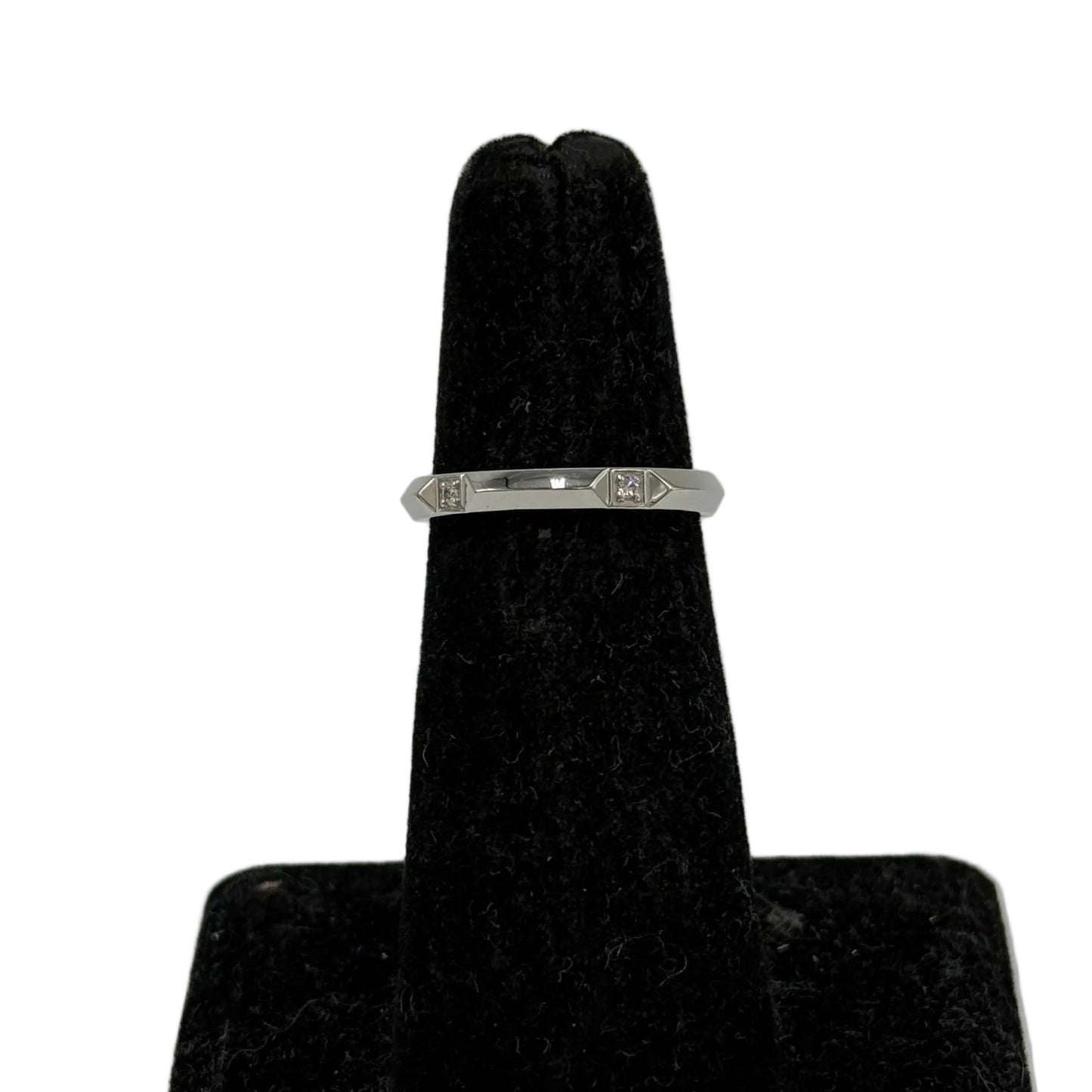 Tiffany & Company True Band Platinum Diamond Luxury Ring , Size: 6