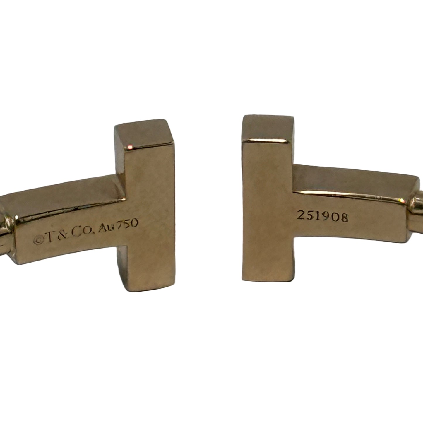 Tiffany & Company 18K Rose Gold T Wire Luxury Designer Bracelet