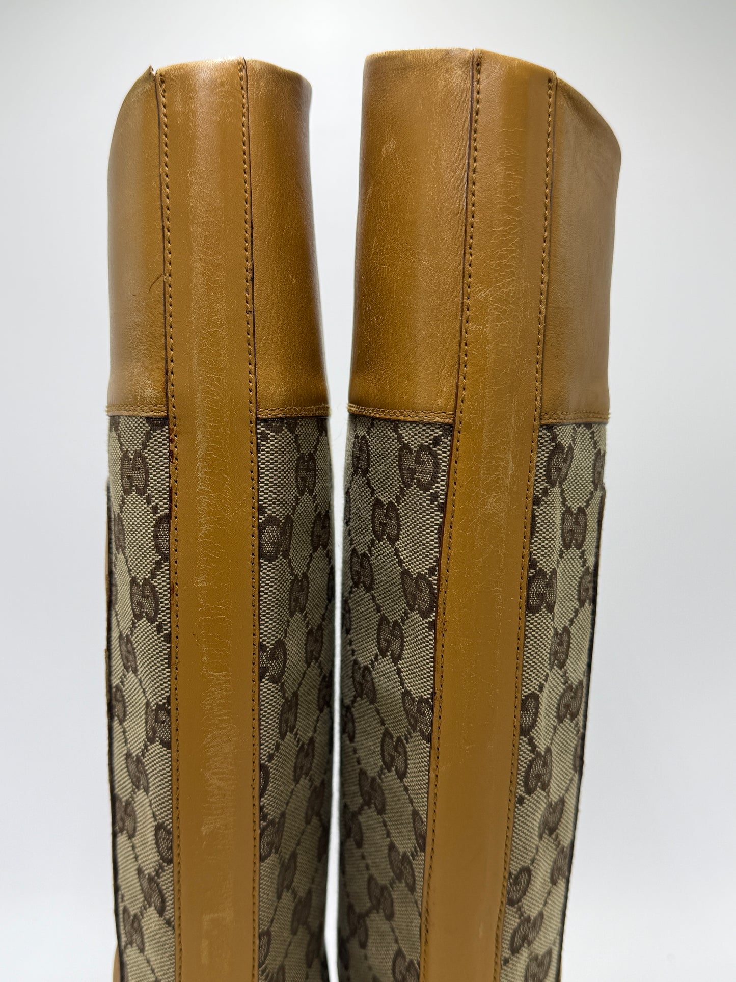 Gucci Luxury Designer Boots By In Yellow, Size: 7.5 (37.5)