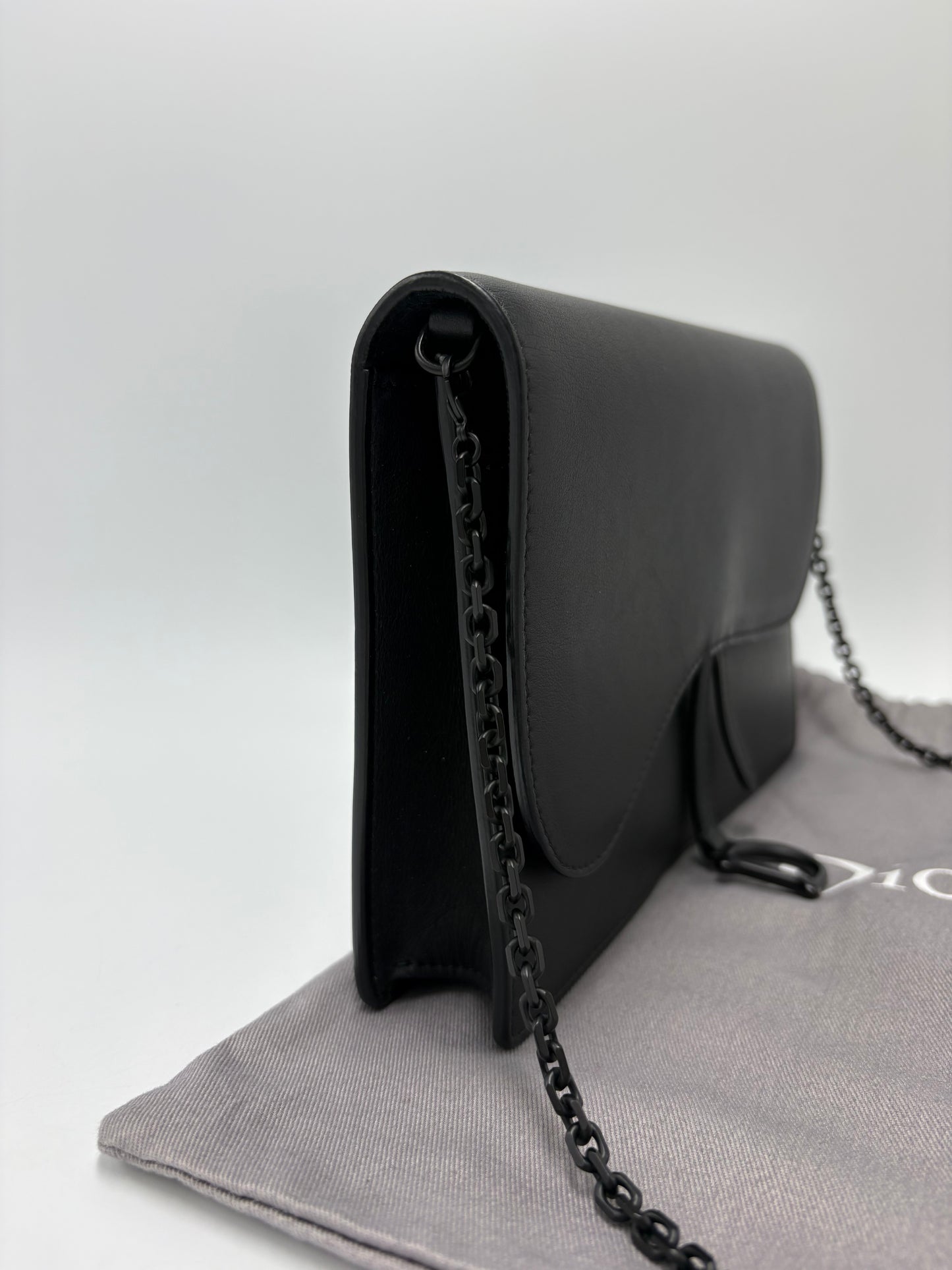 Christian Dior Ultra Matte Saddle Chain Luxury Handbag
