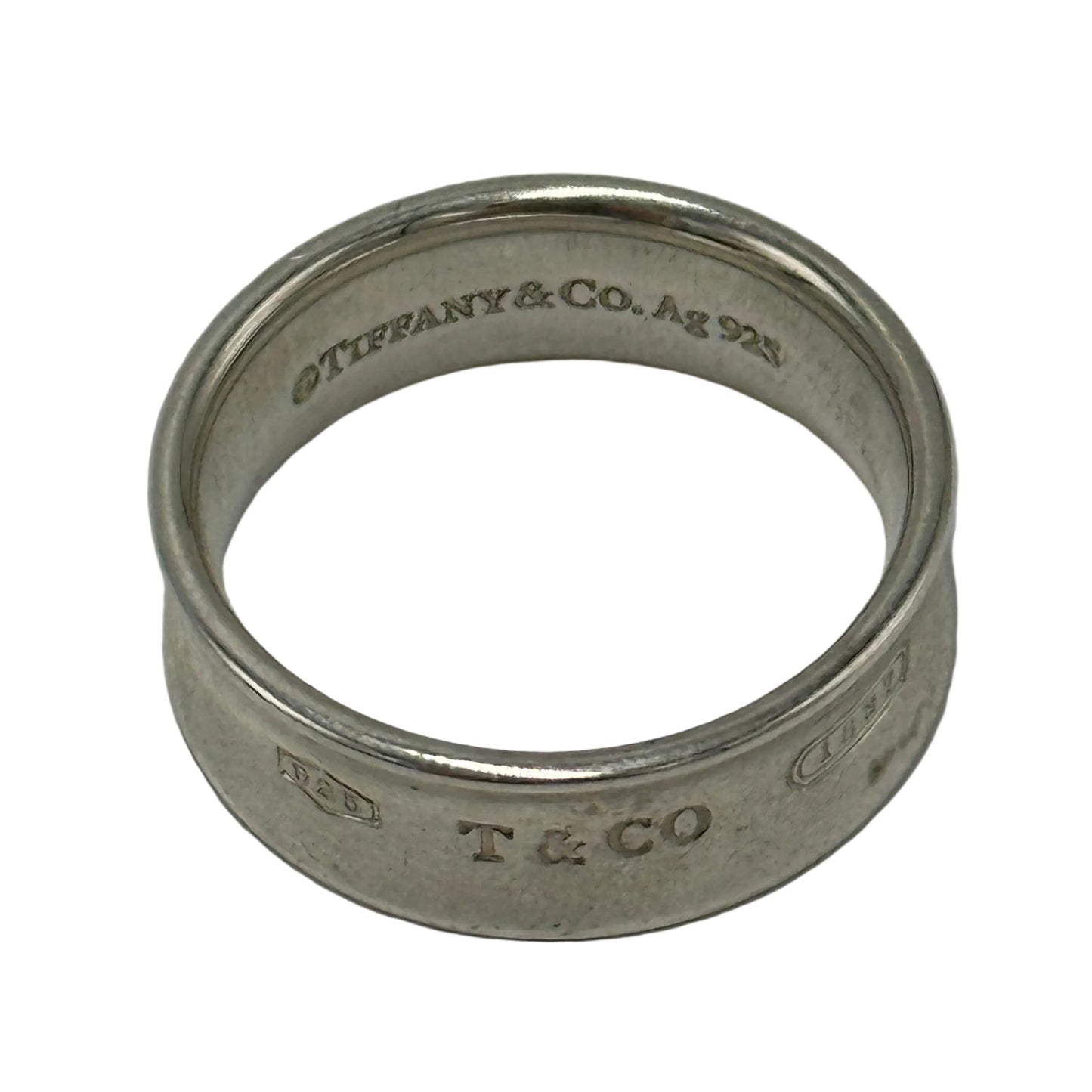 Tiffany & Company 1837 Luxury Ring in 925 Silver, Size: 8