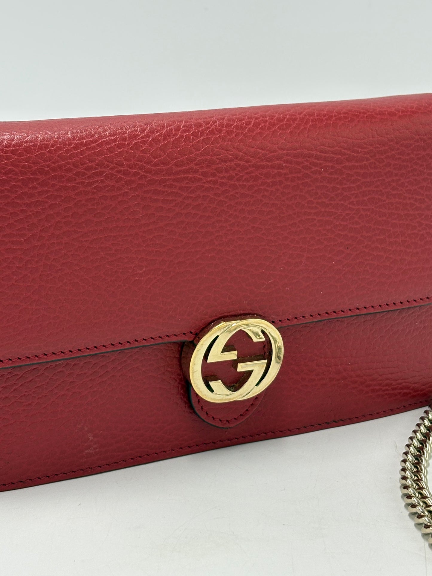 Gucci Interlocking G Chain Luxury Wallet Handbag