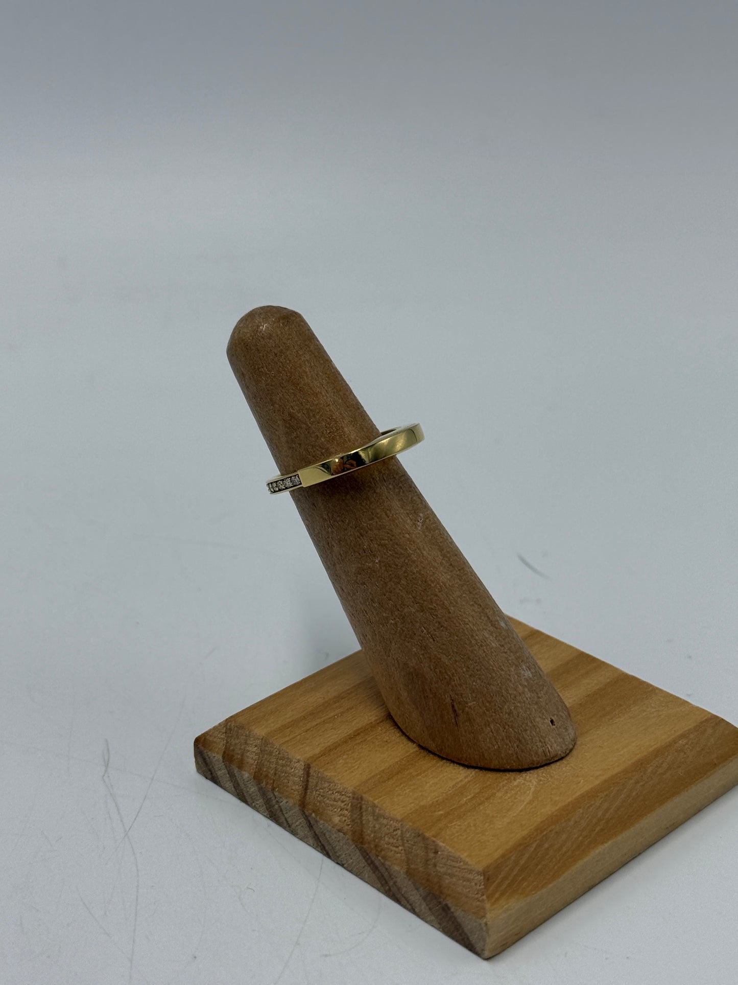 Tiffany & Company 18K & Diamond Lock Luxury Designer Ring, Size 4