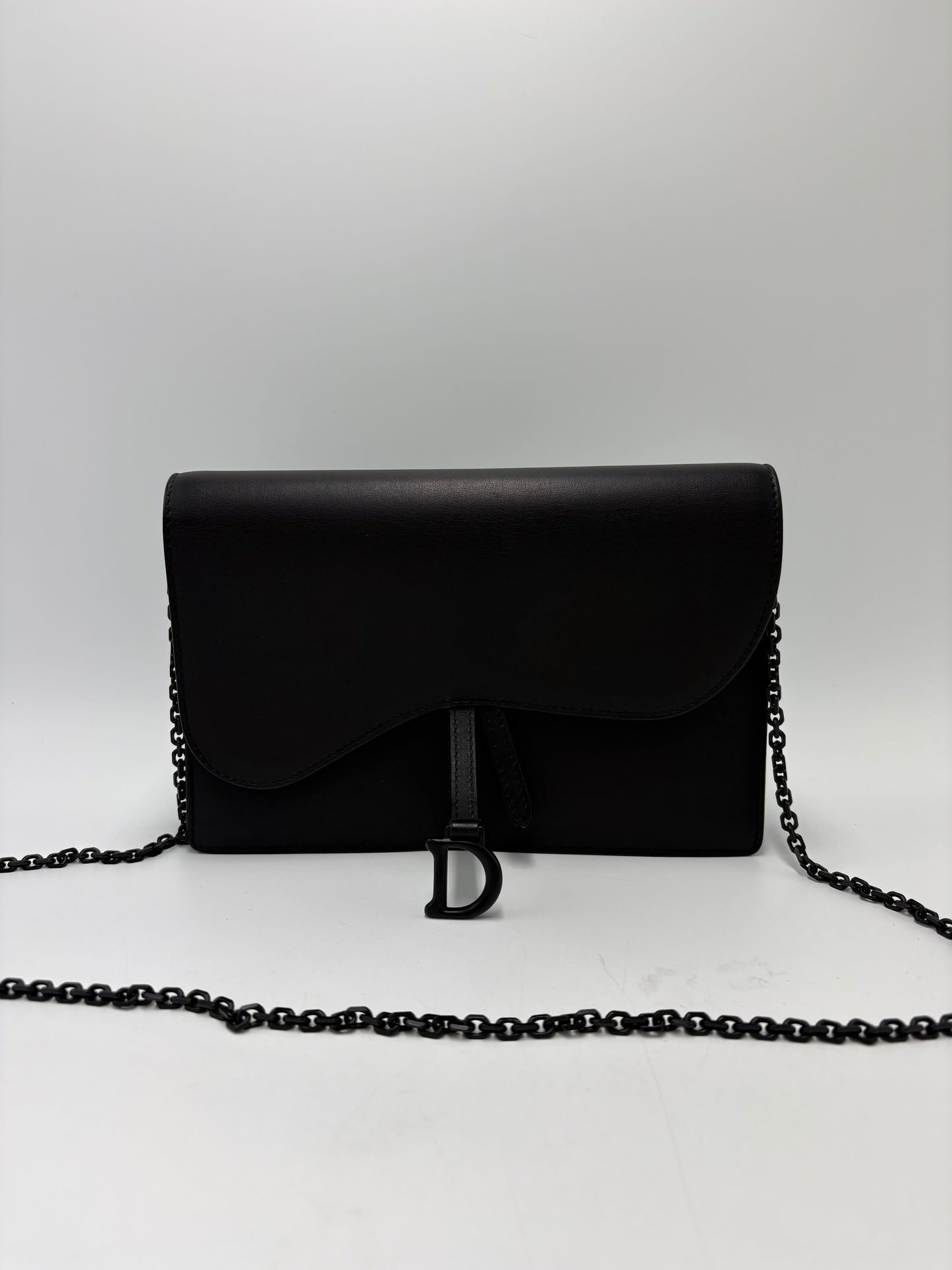 Christian Dior Ultra Matte Saddle Chain Luxury Handbag