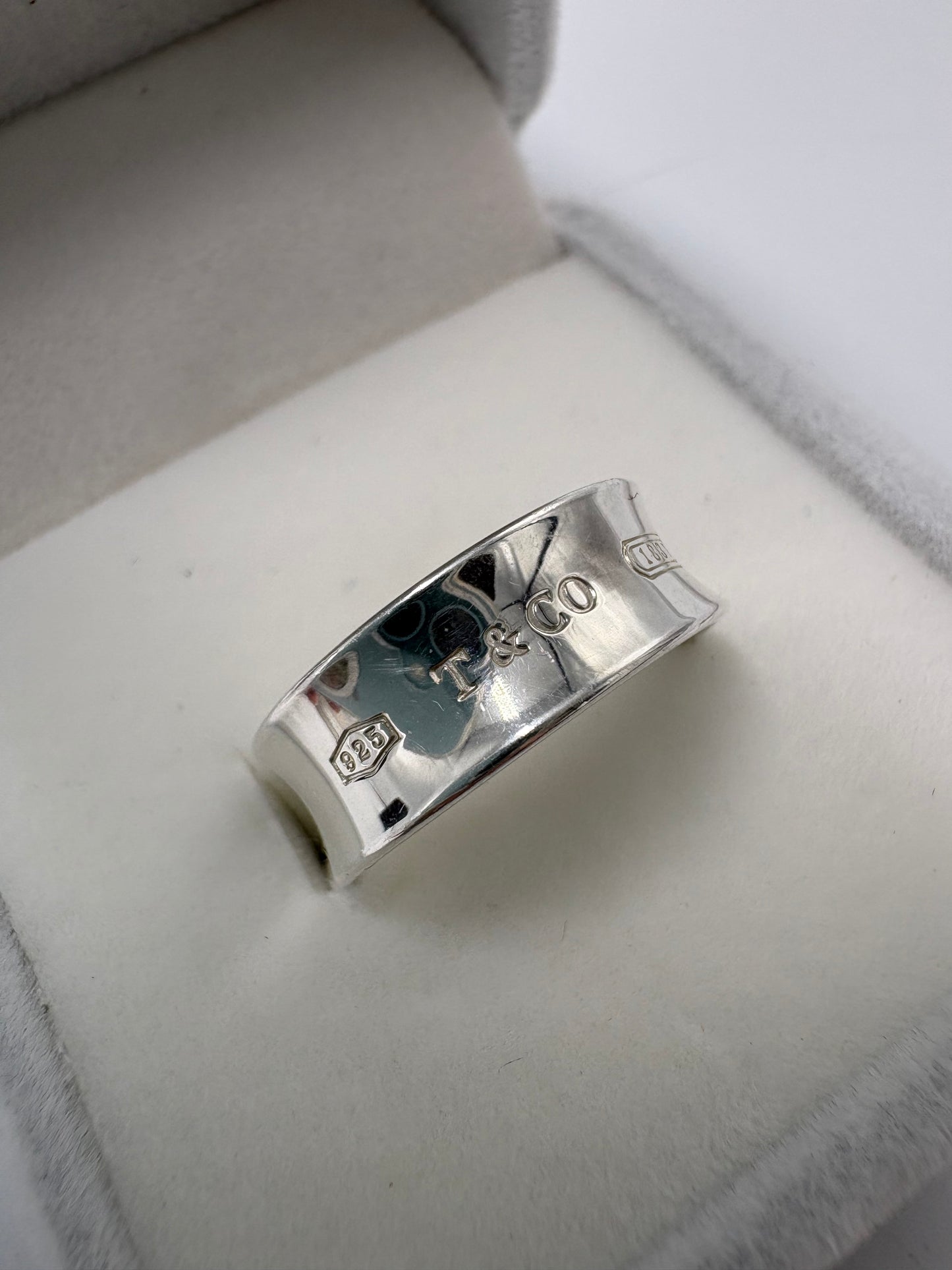 Tiffany & Company 1837 T & Co. 925 Luxury Ring, Size: 6
