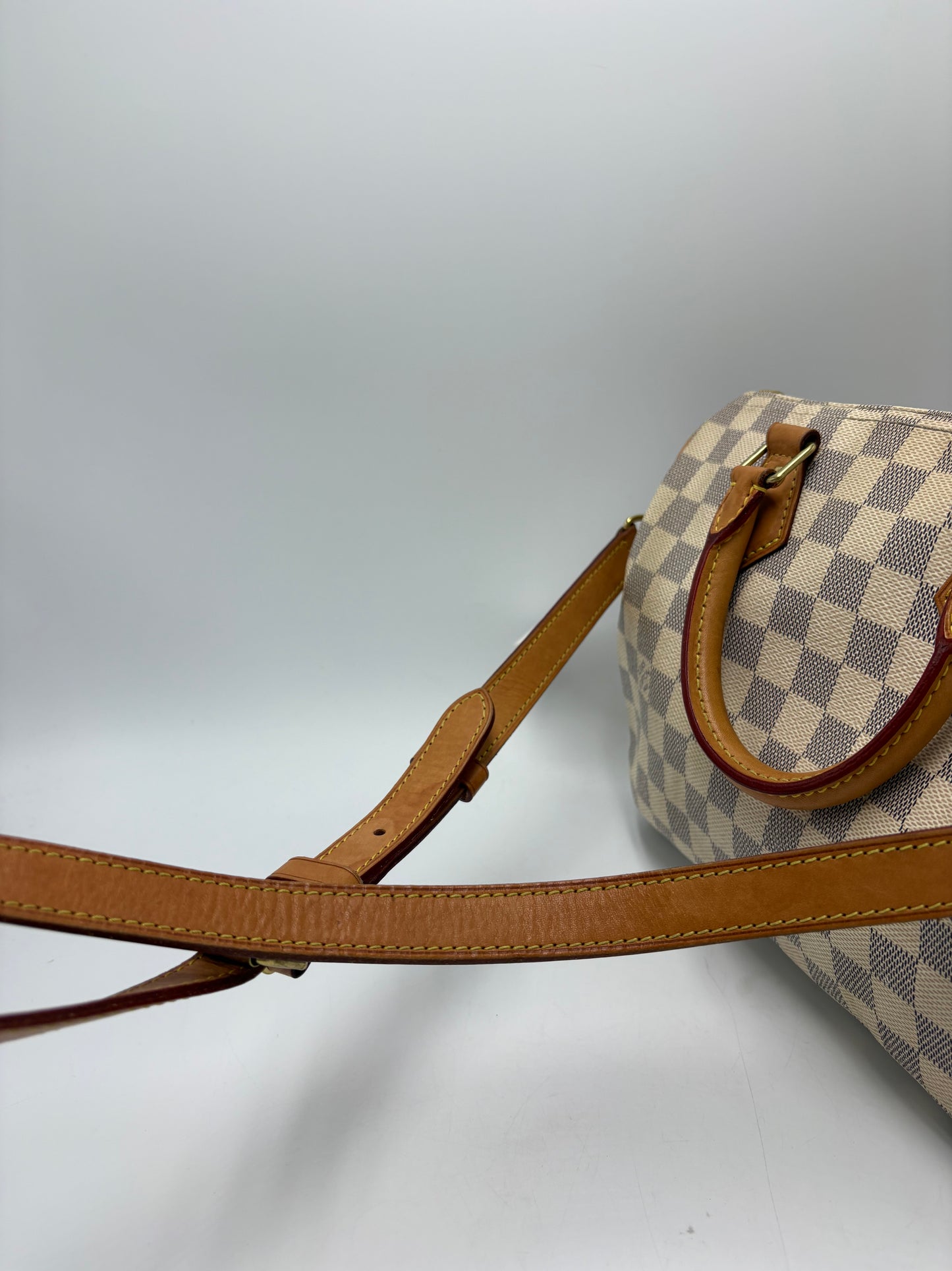 Louis Vuitton Speedy 25 Azur Luxury Handbag