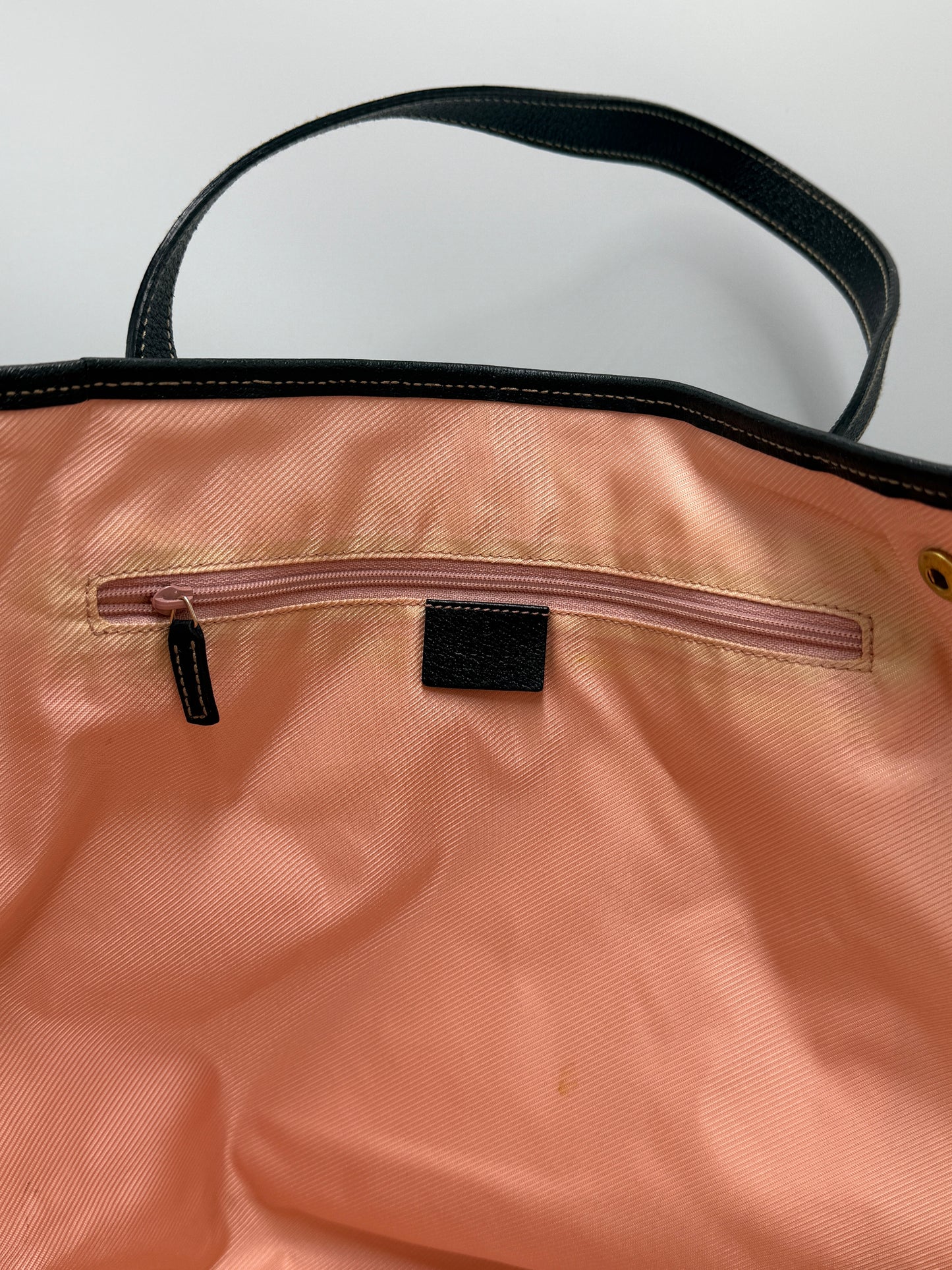 Gucci Satin Charmy Luxury Designer Tote / Handbag