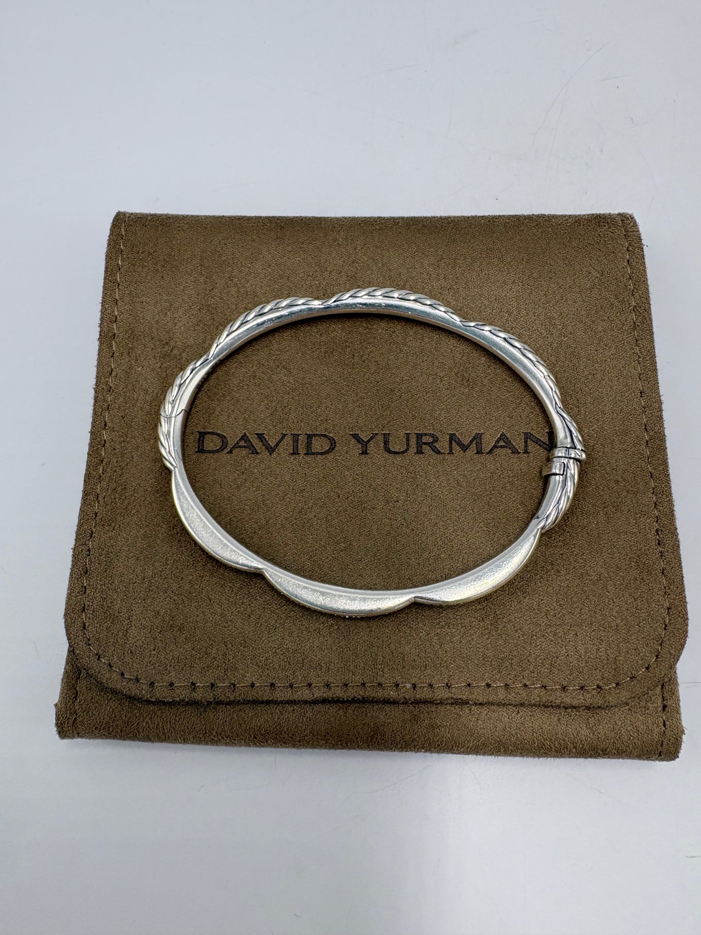 David Yurman Tides 3 Station Diamond Luxury Bracelet