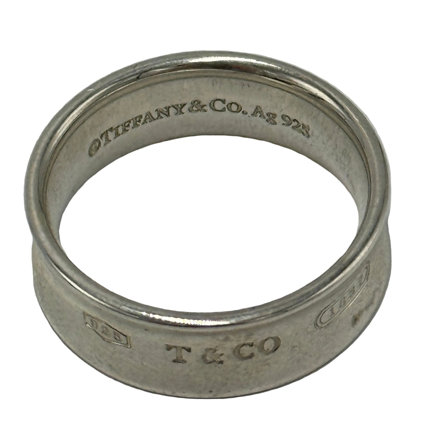 Tiffany & Company 1837 Luxury Ring in 925 Silver, Size: 8