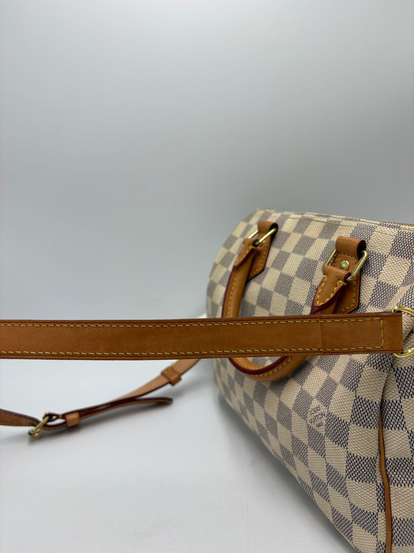 Louis Vuitton Speedy 25 Azur Luxury Handbag