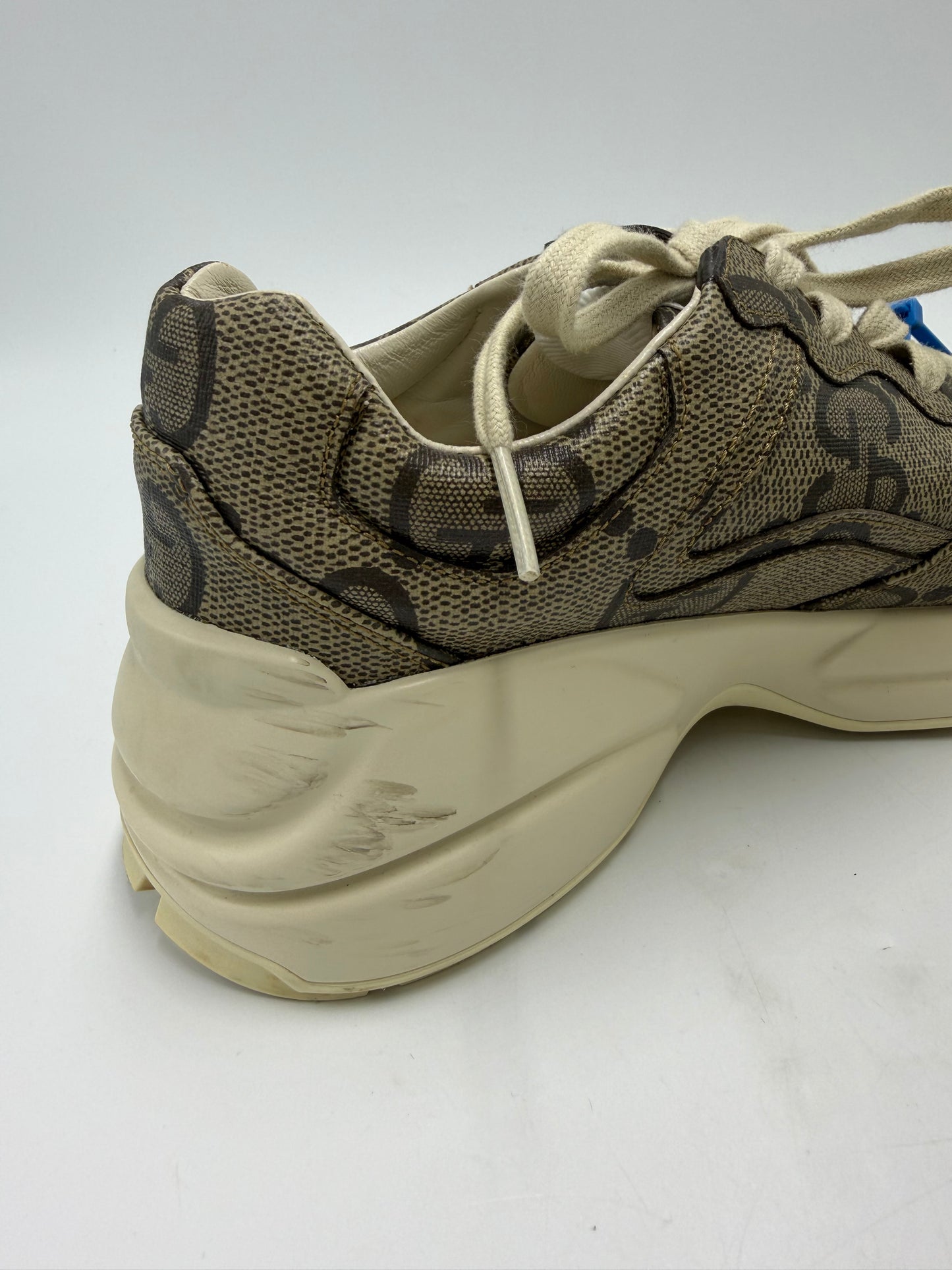 Gucci 100 Rythom GG Luxury Sneakers, Size: 6.5