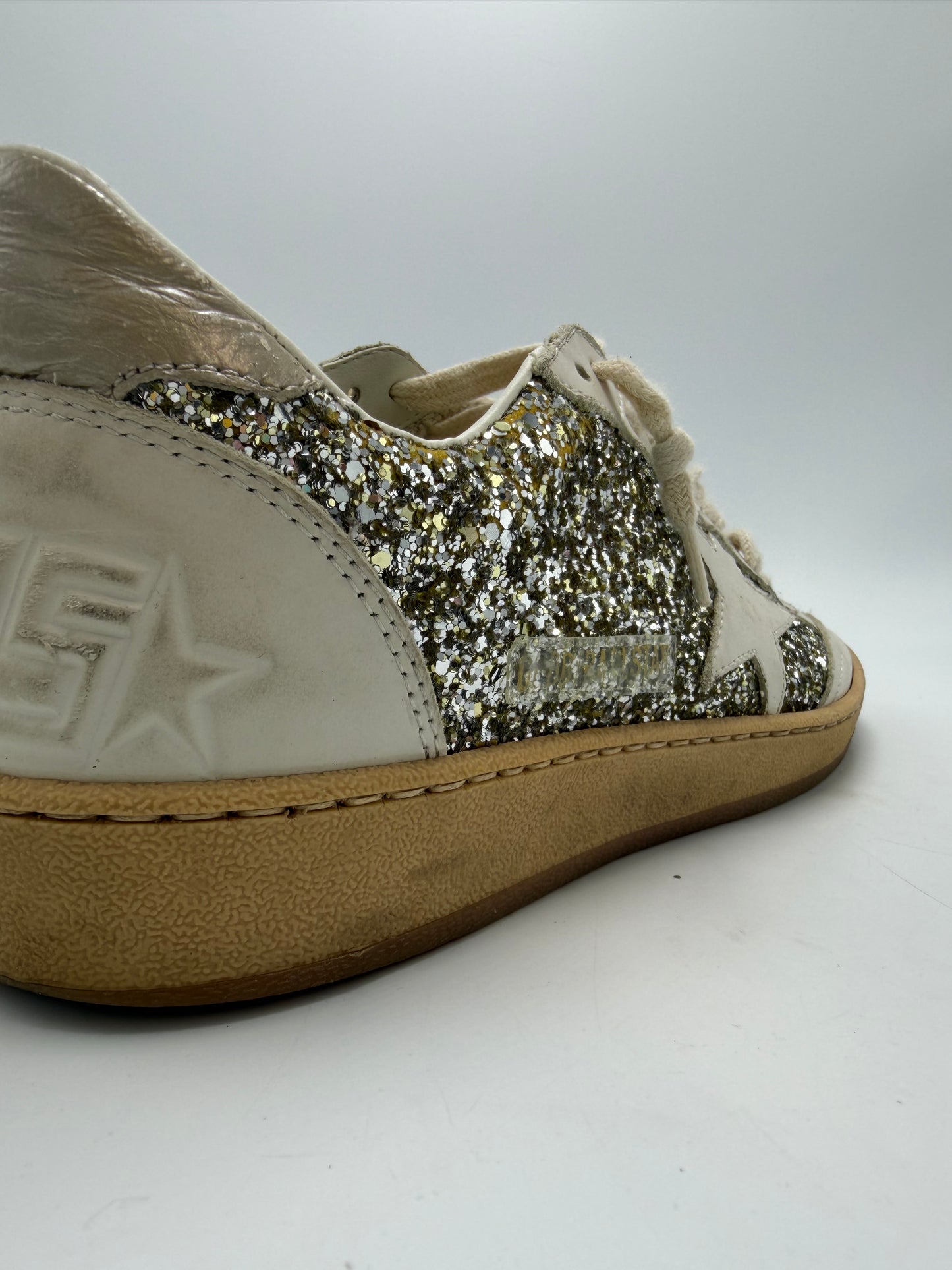 Golden Goose Ball Star Sneaker Luxury Shoes, Size: 10