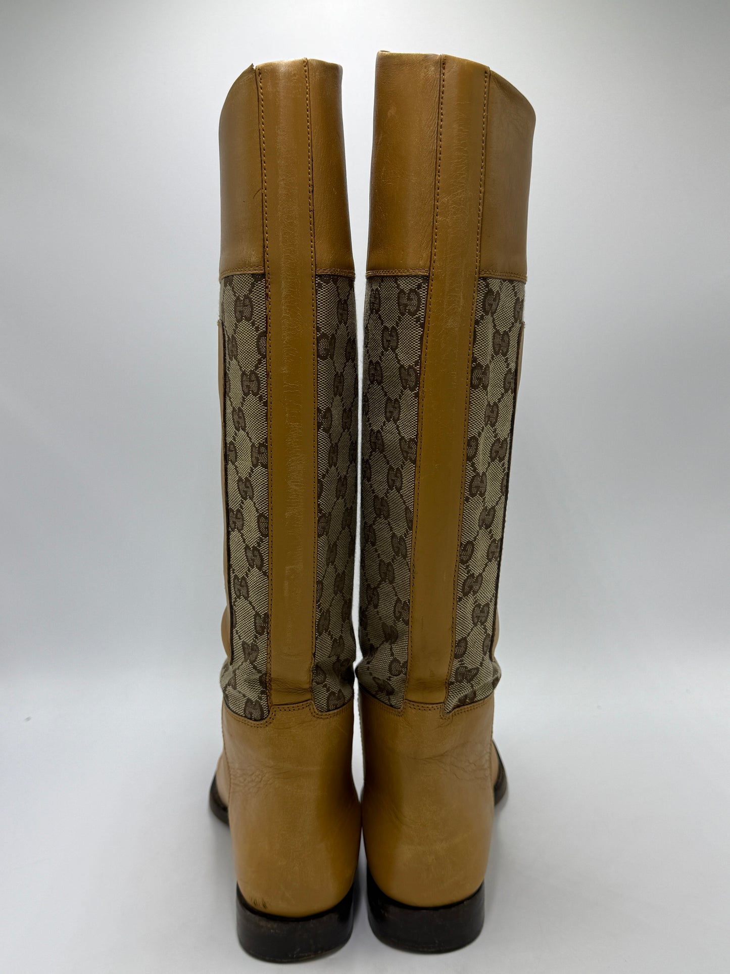 Gucci Luxury Designer Boots By In Yellow, Size: 7.5 (37.5)