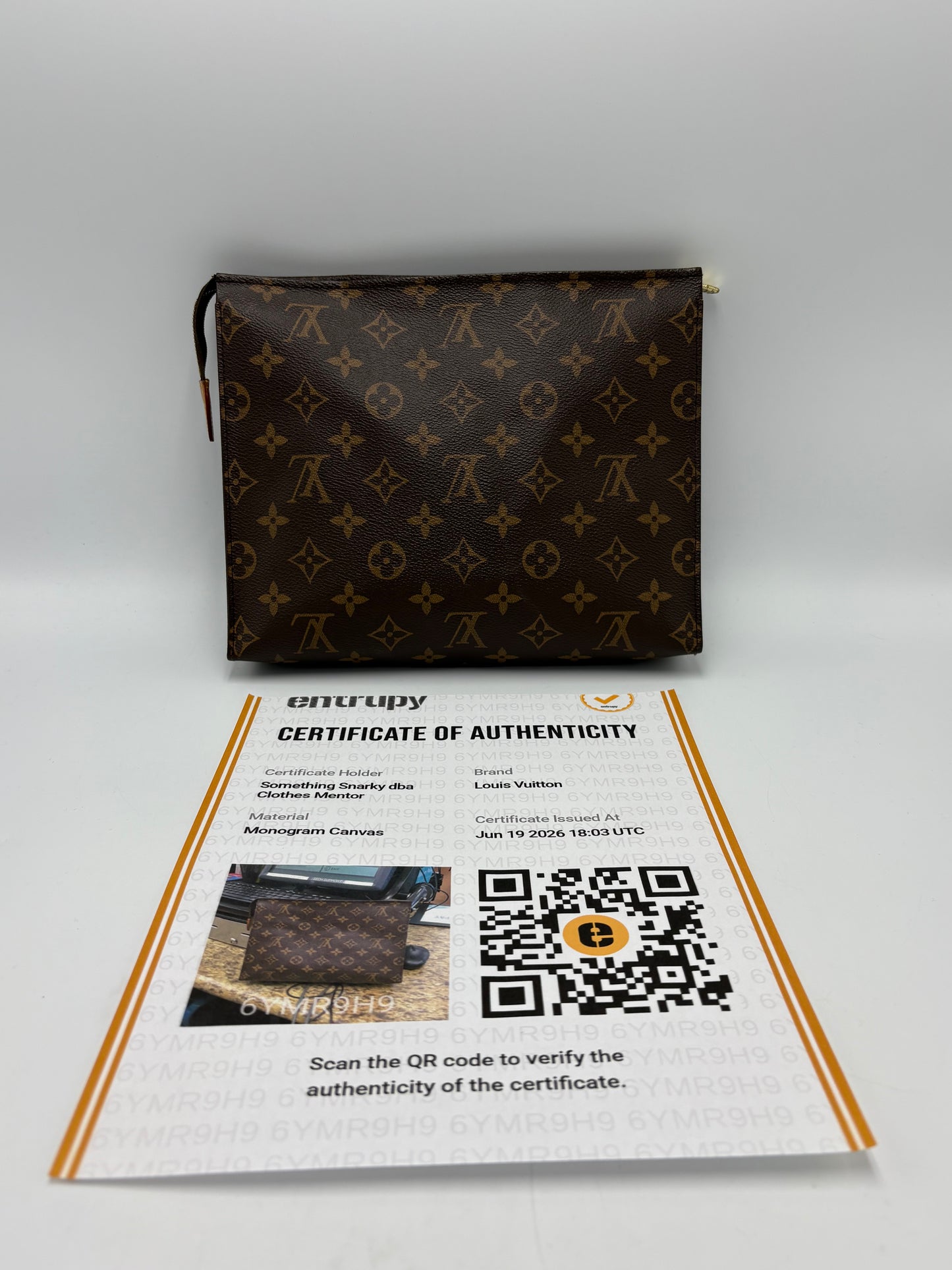 Louis Vuitton Monogram Toiletry Pouch 26 Luxury Makeup Bag