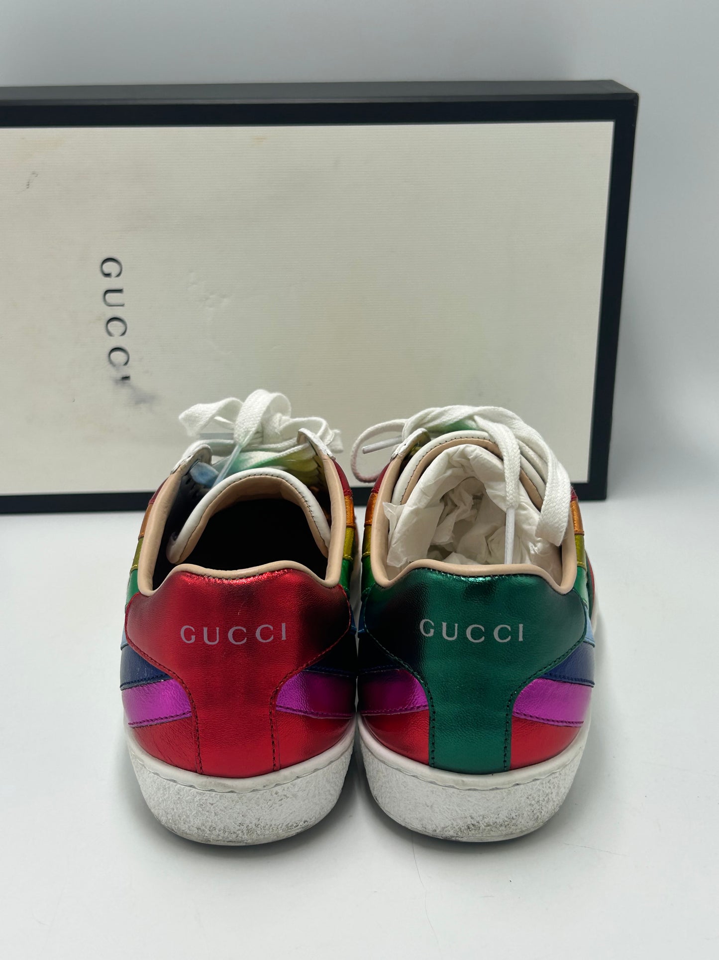 Gucci Designer Luxury Trainers  Size: 7 (37)