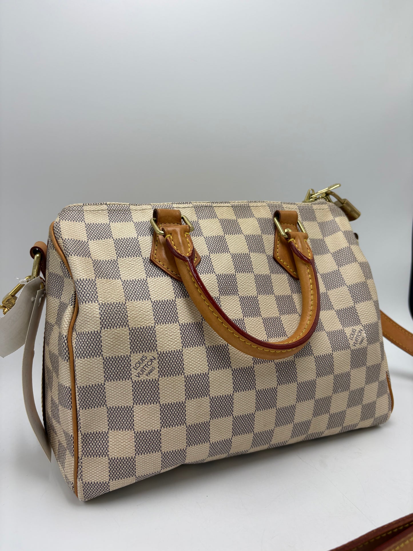 Louis Vuitton Speedy 25 Azur Luxury Handbag