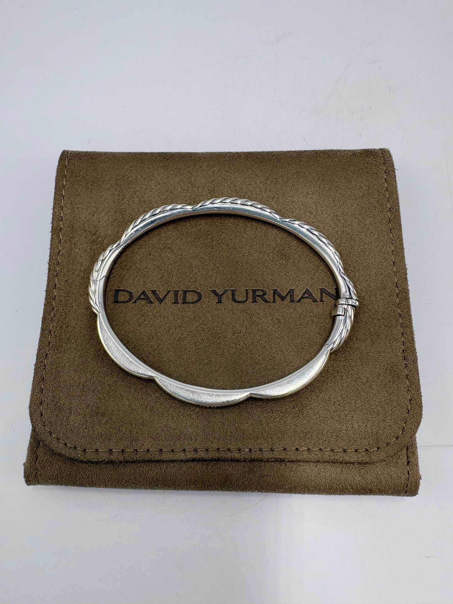 David Yurman Tides 3 Station Diamond Luxury Bracelet