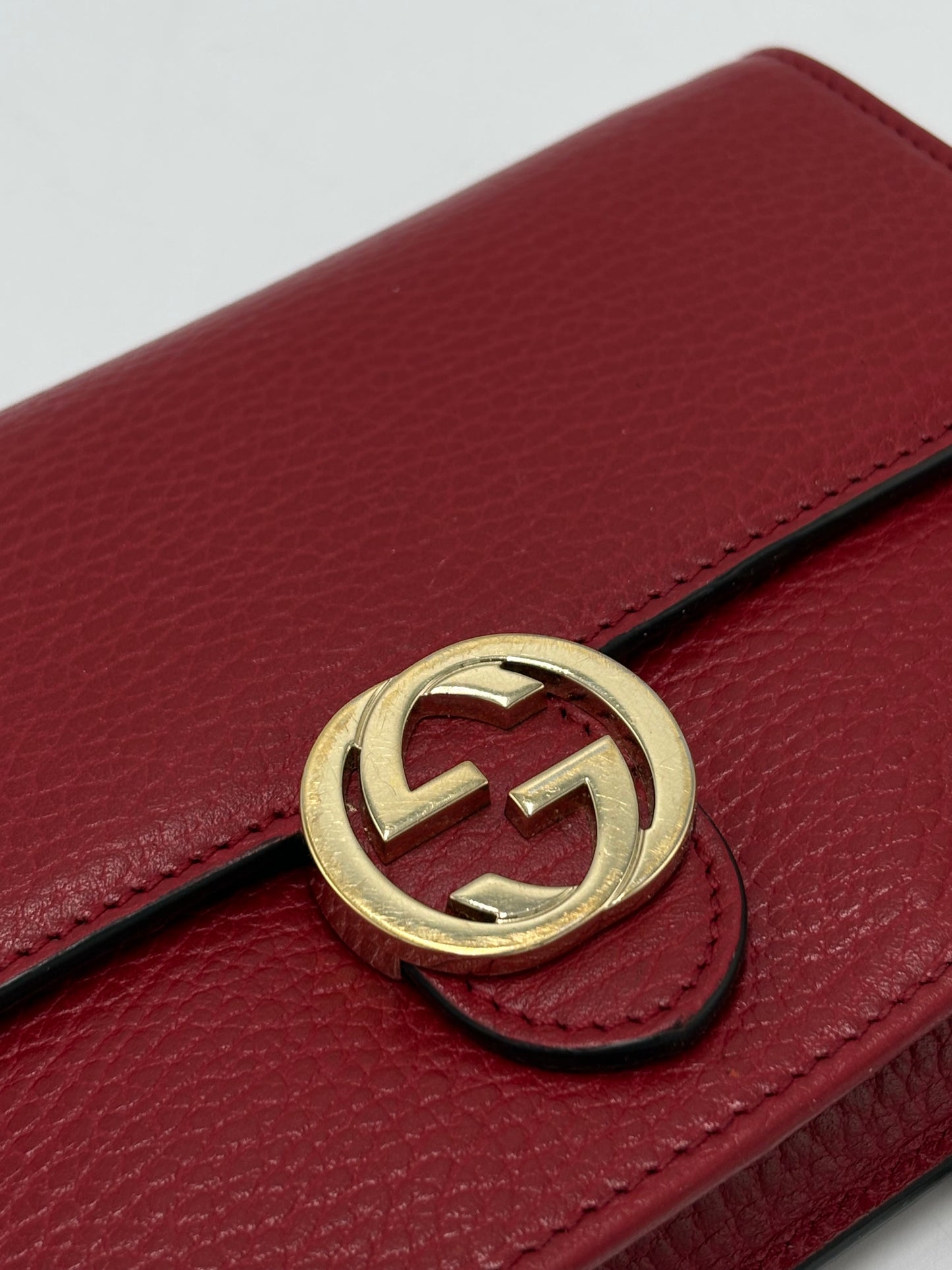 Gucci Interlocking G Chain Luxury Wallet Handbag