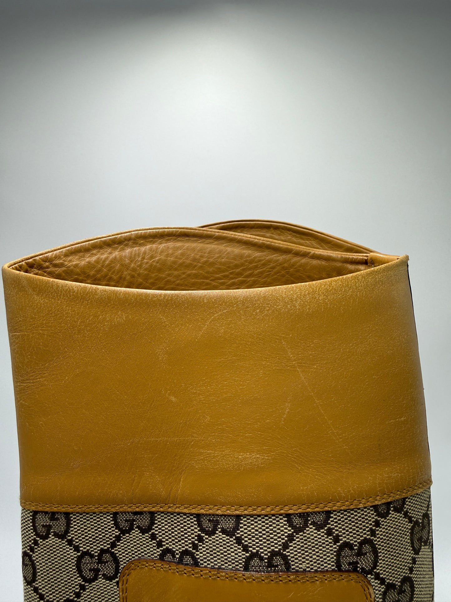 Gucci Luxury Designer Boots By In Yellow, Size: 7.5 (37.5)