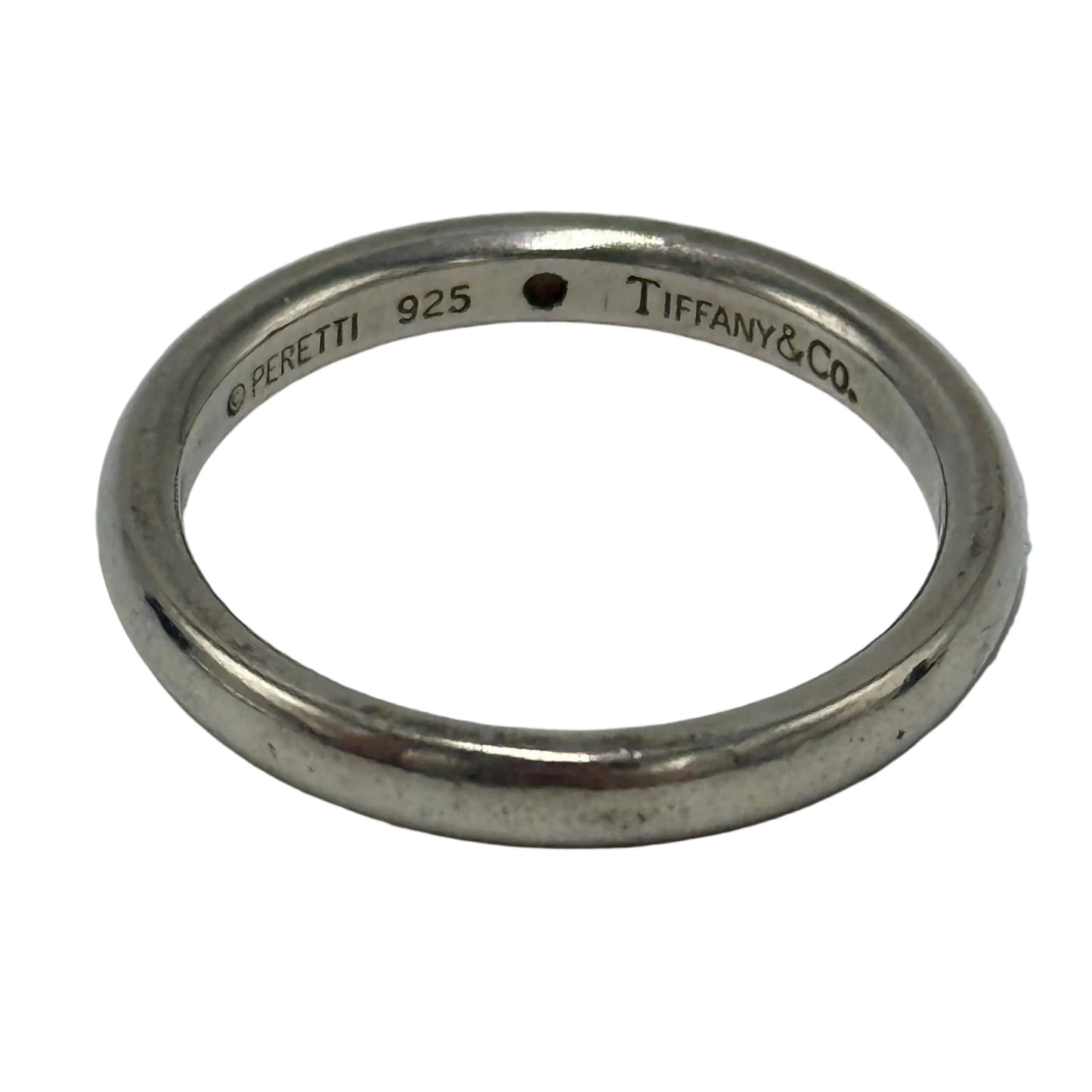 Tiffany & Company Elsa Peretti Sapphire Stacking Band Luxury Ring, Size: 7.5