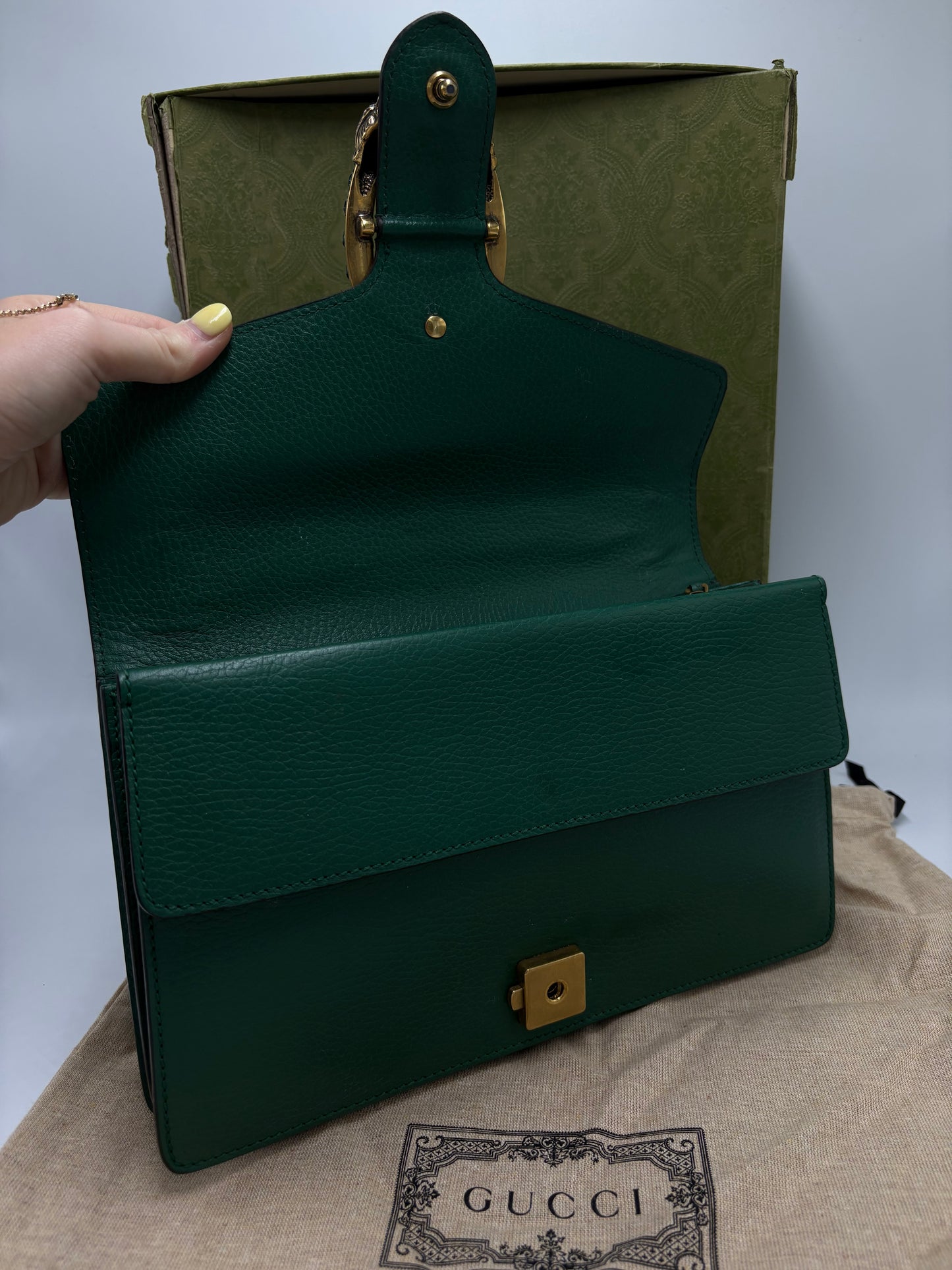 Gucci Dionysus Medium Leather Luxury Handbag