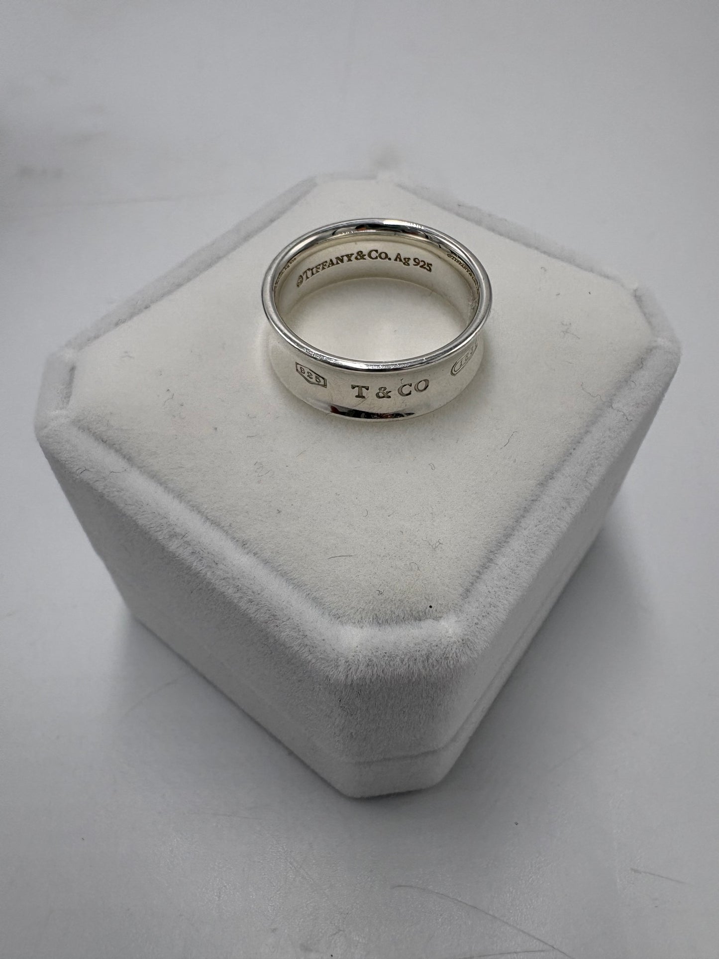 Tiffany & Company 1837 T & Co. 925 Luxury Ring, Size: 6